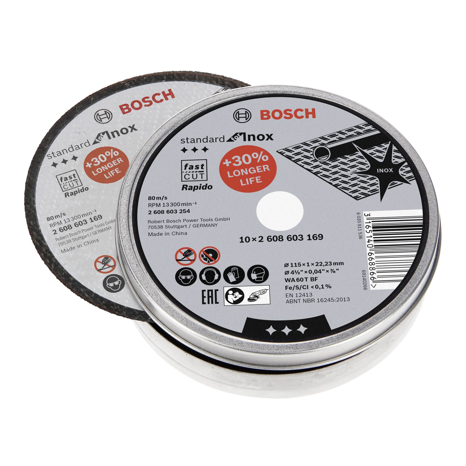 Bosch 2 608 603 254 Winkelschleifer-Zubehör Schneidedisk