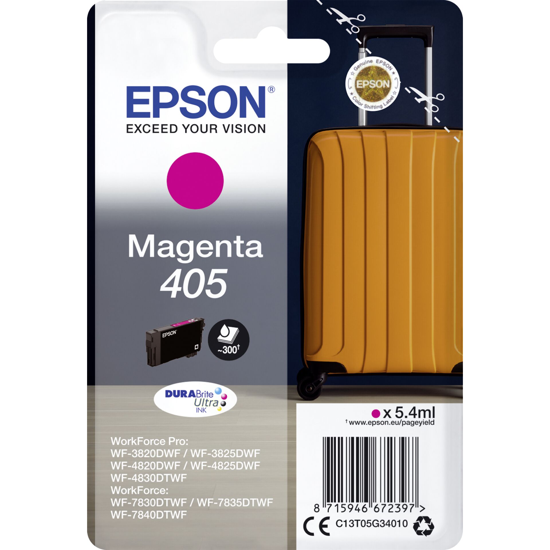 Epson Tinte 405 magenta, 5.4ml 