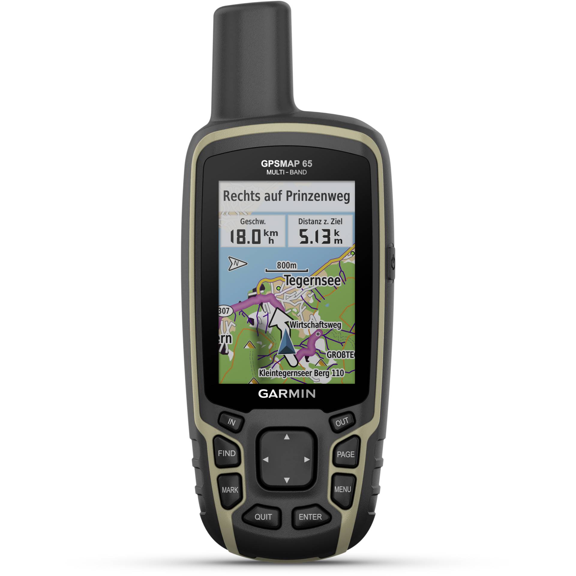 Garmin GPSMAP 65 Persönlich Schwarz