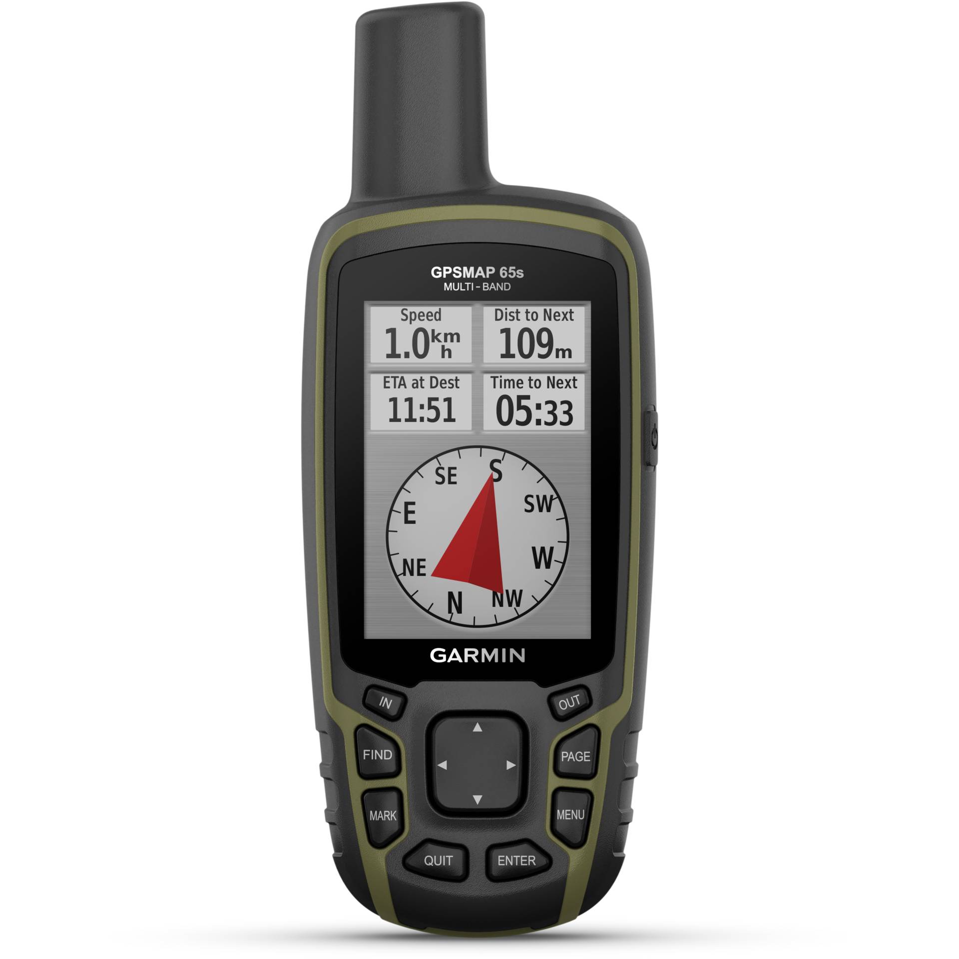 Garmin GPSMAP 65s Persönlich Schwarz