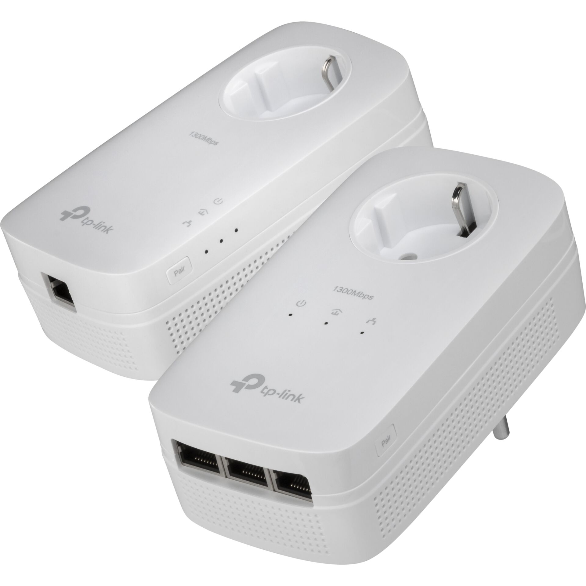 TP-Link Powerline AV1300 Passthrough, HomePlug AV2, RJ-45, 2er-Pack