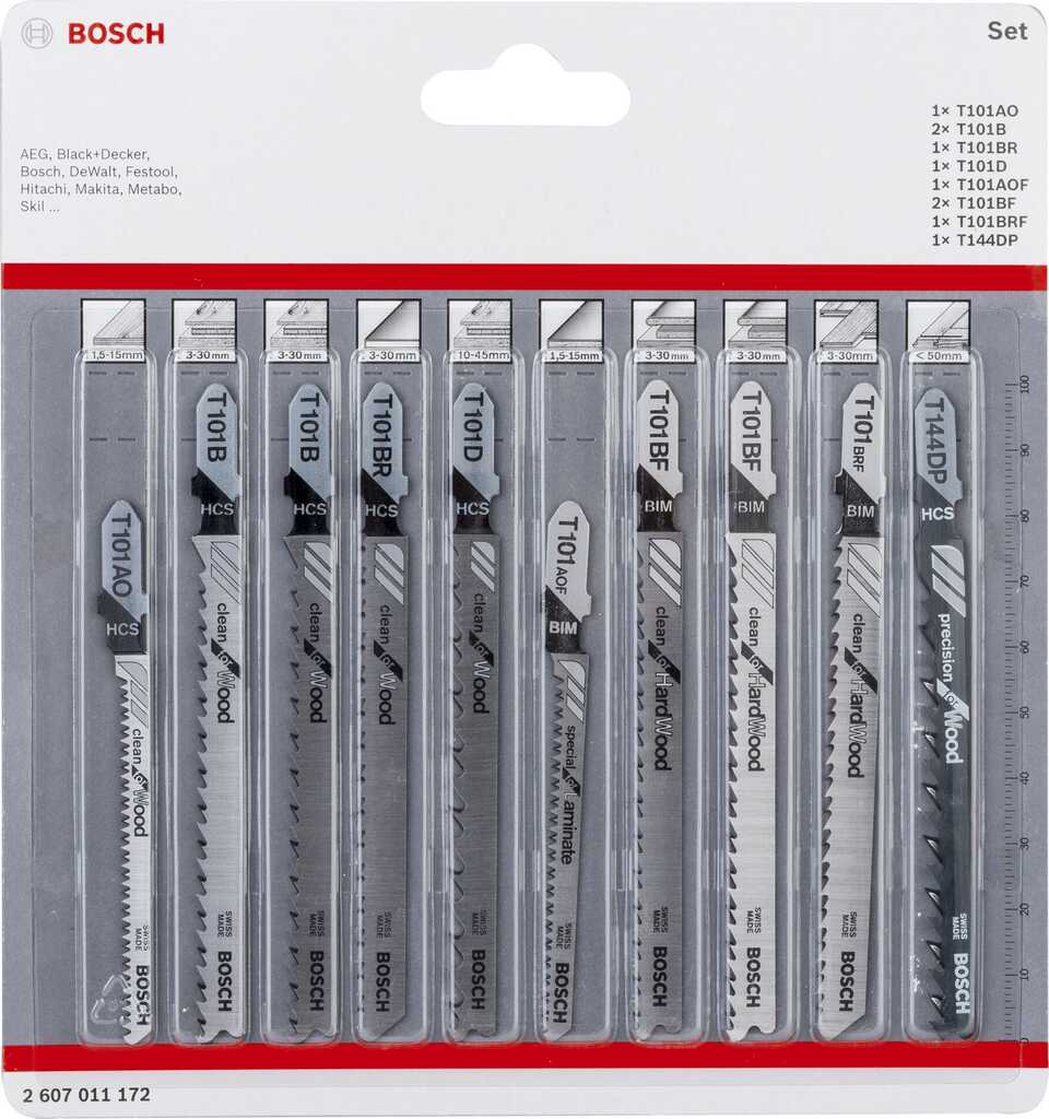 Bosch Blister Set STB 10-Stk. clean