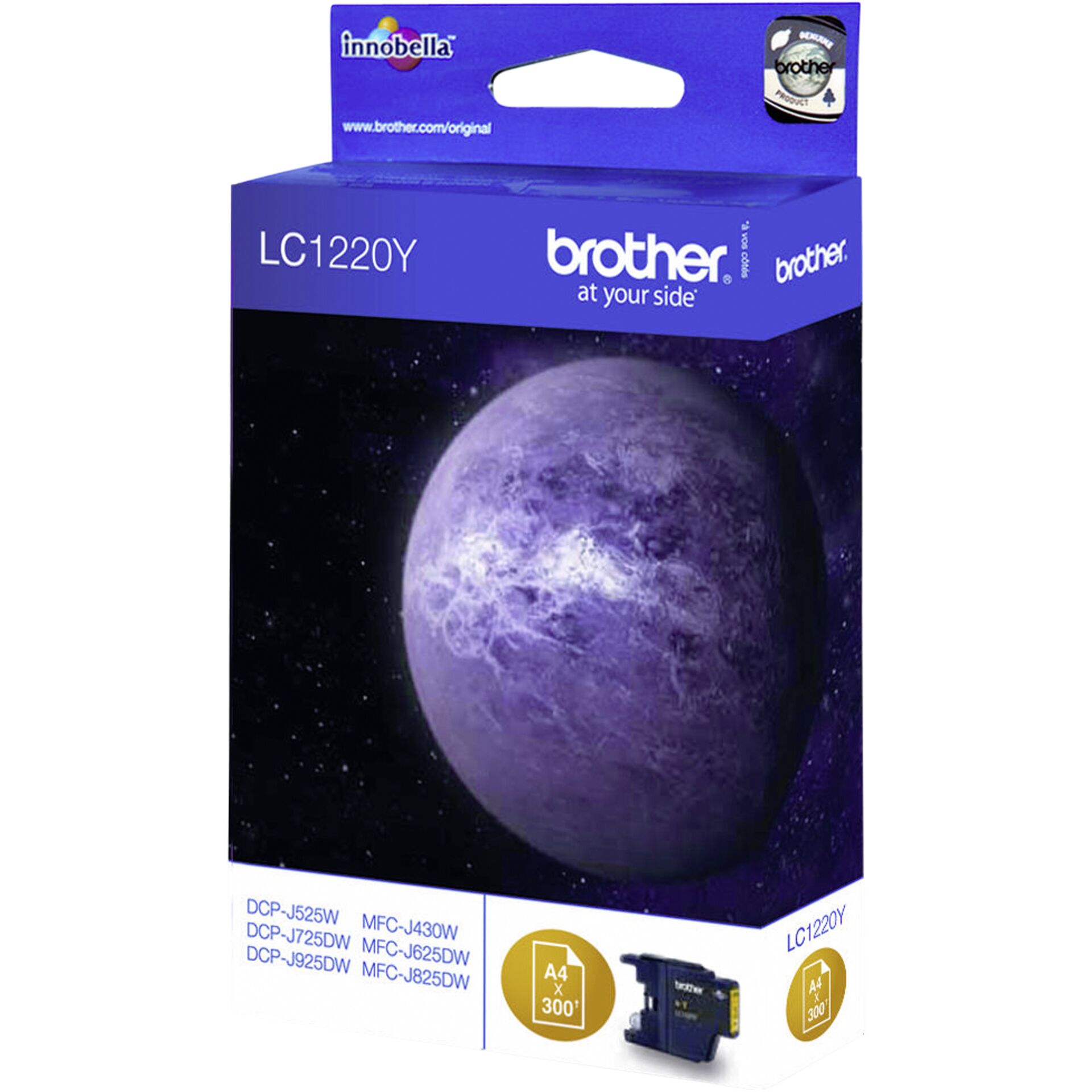 Brother LC1220Y Tinte gelb Original 300 Seiten