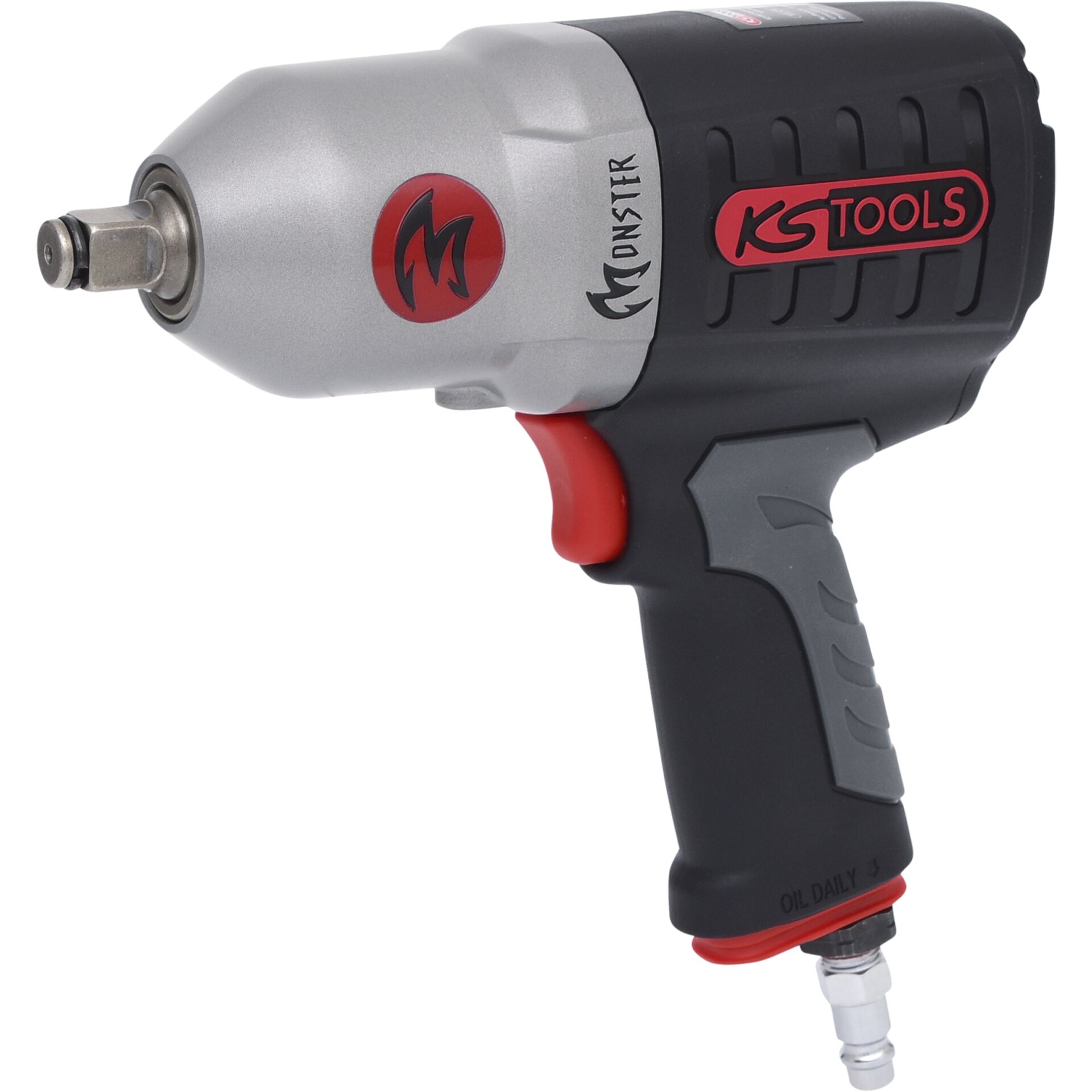 KS Tools MONSTER 1/2 7930 RPM 931 Nm Schwarz, Grau, Rot, Silber