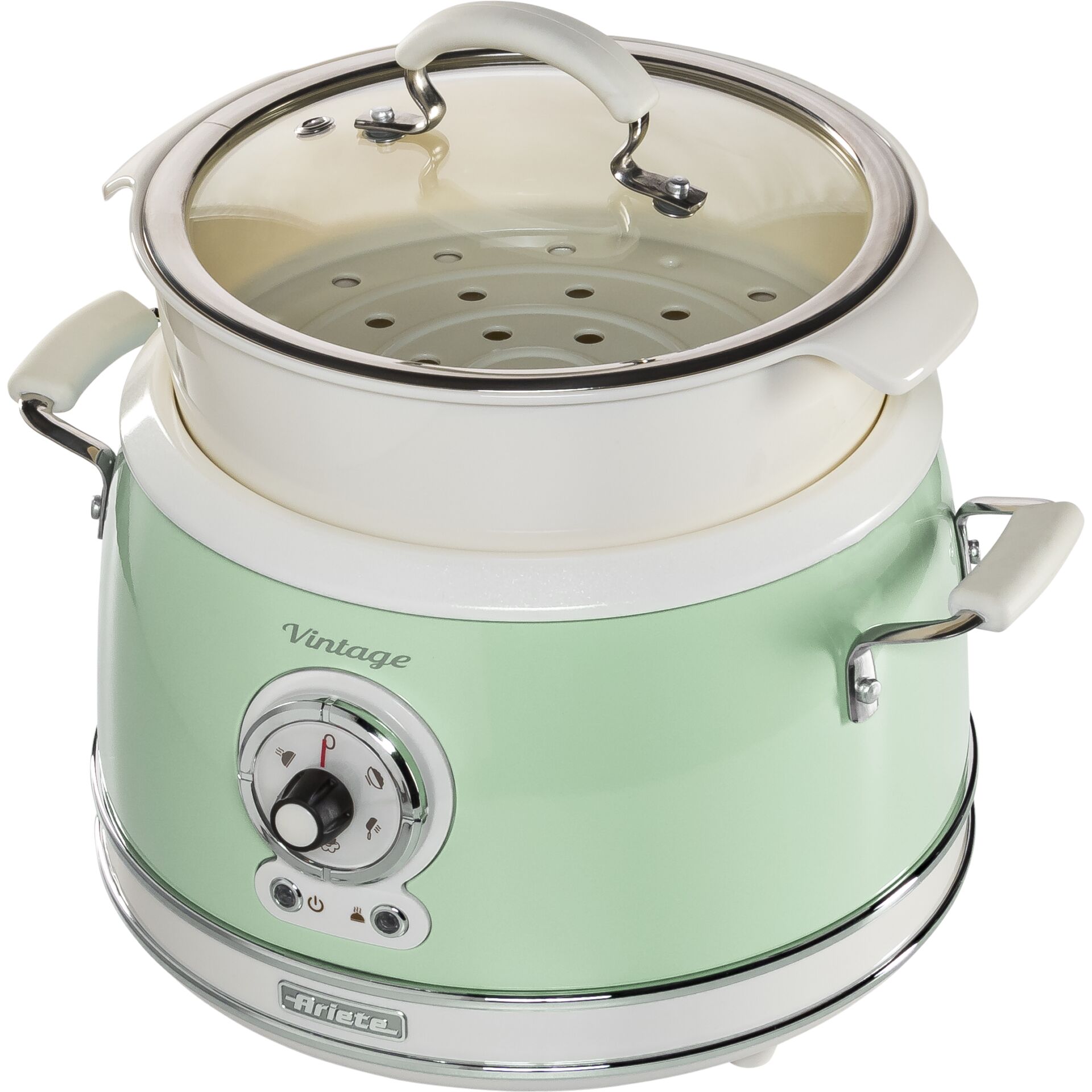 Ariete 2904/04 Reiskocher 3,5 l 700 W Beige, Chrom, Grün