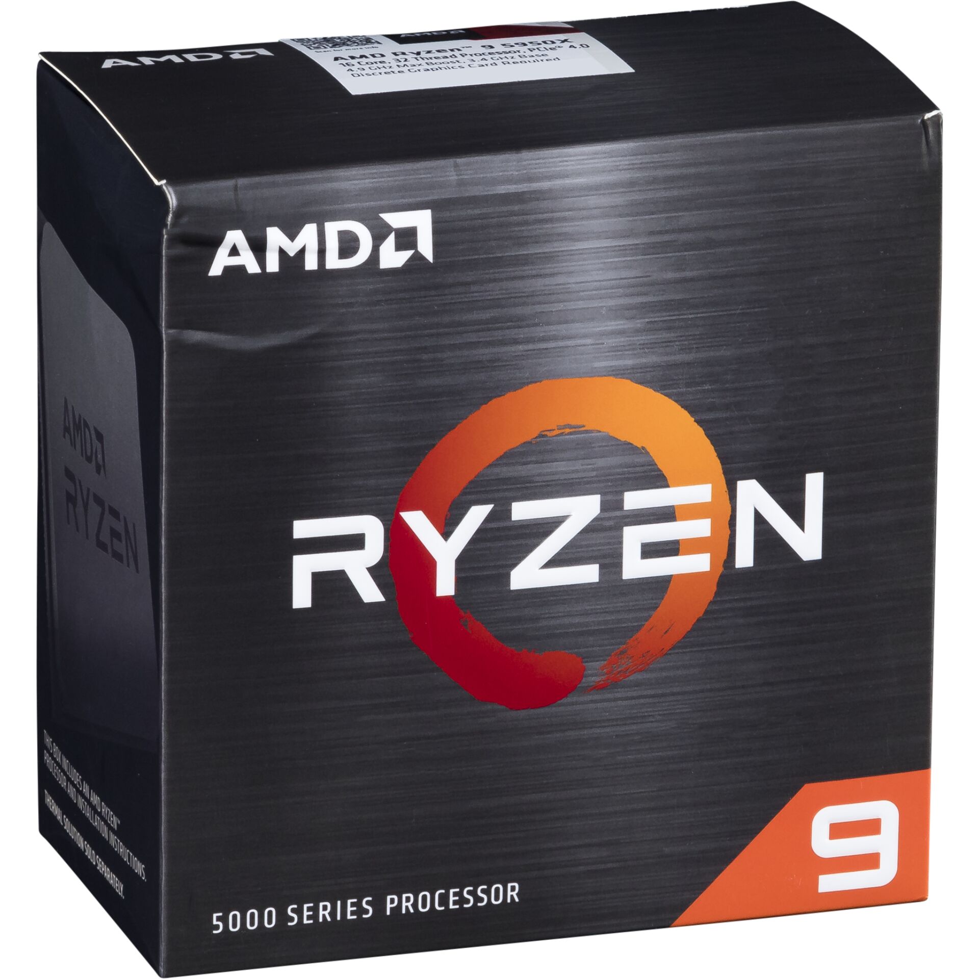 AMD Ryzen 9 5950X, 16C/32T, 3.40-4.90GHz, BOX ohne Kühler