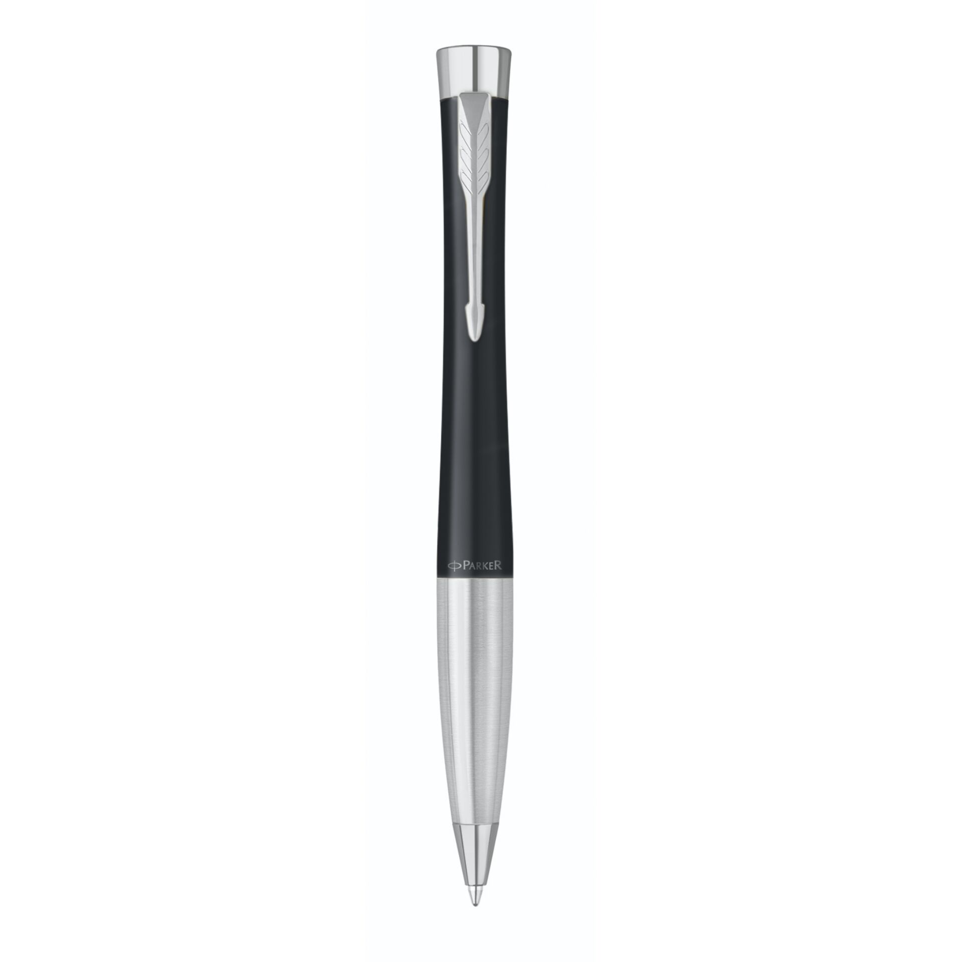 Parker Urban Twist M Kugelschreiber muted black lacquer/chrome trim, Geschenkbox