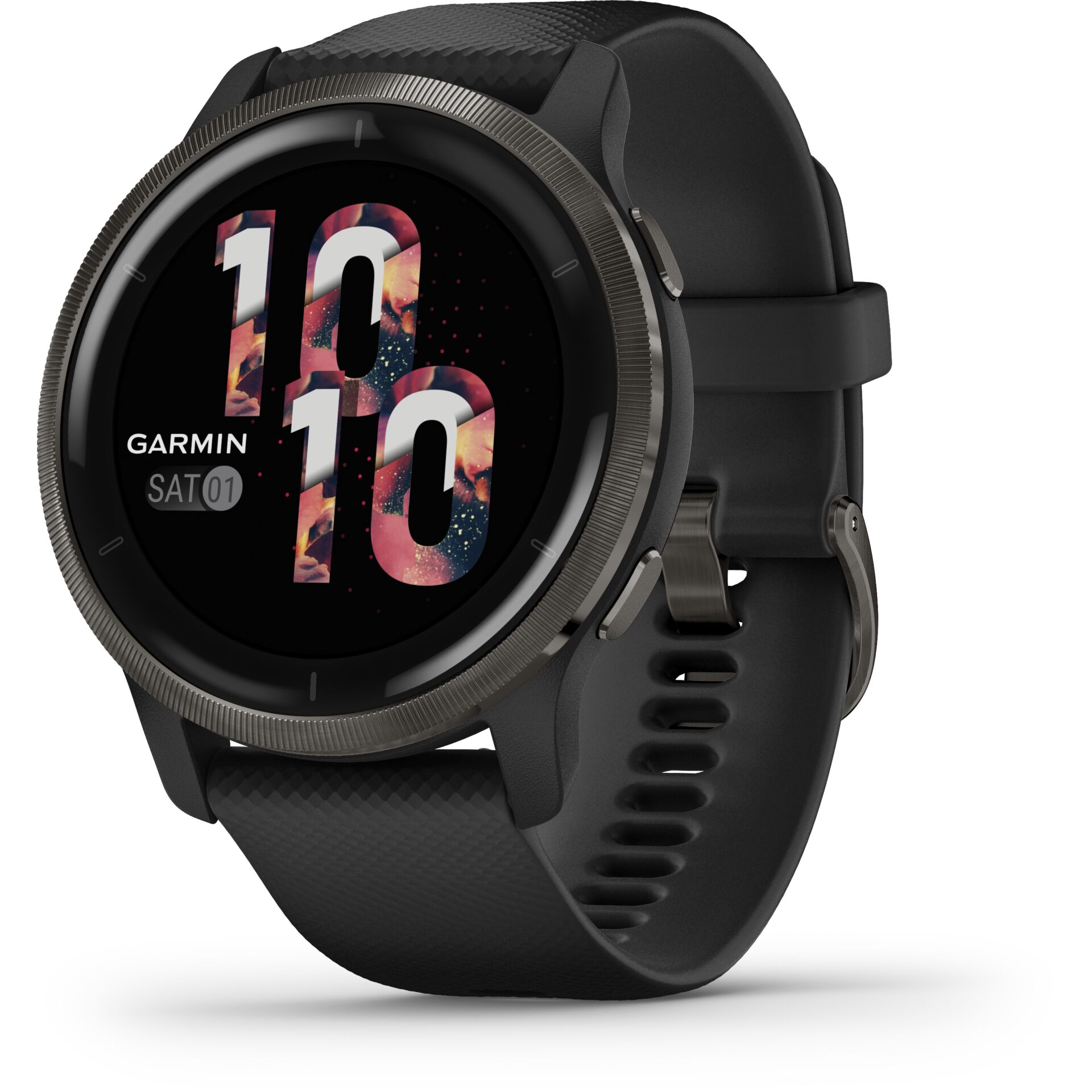 Garmin Venu 2 3,3 cm (1.3) AMOLED 45.4 mm Digital 416 x 416 Pixel Touchscreen WLAN GPS