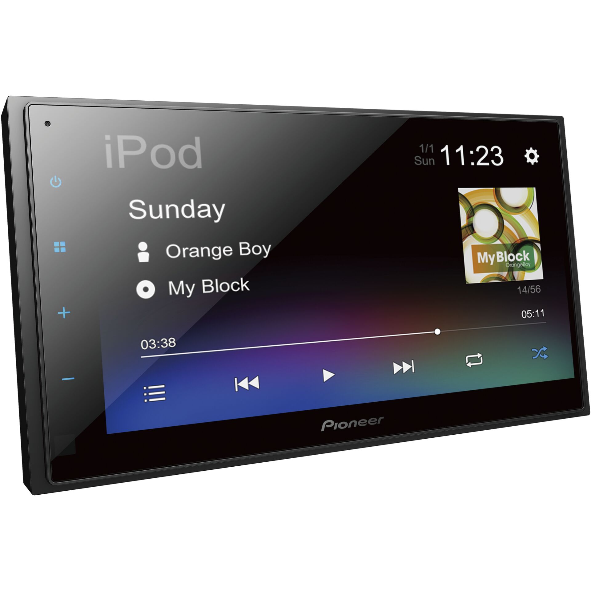 Pioneer DMH-A340DAB Schwarz 200 W Bluetooth