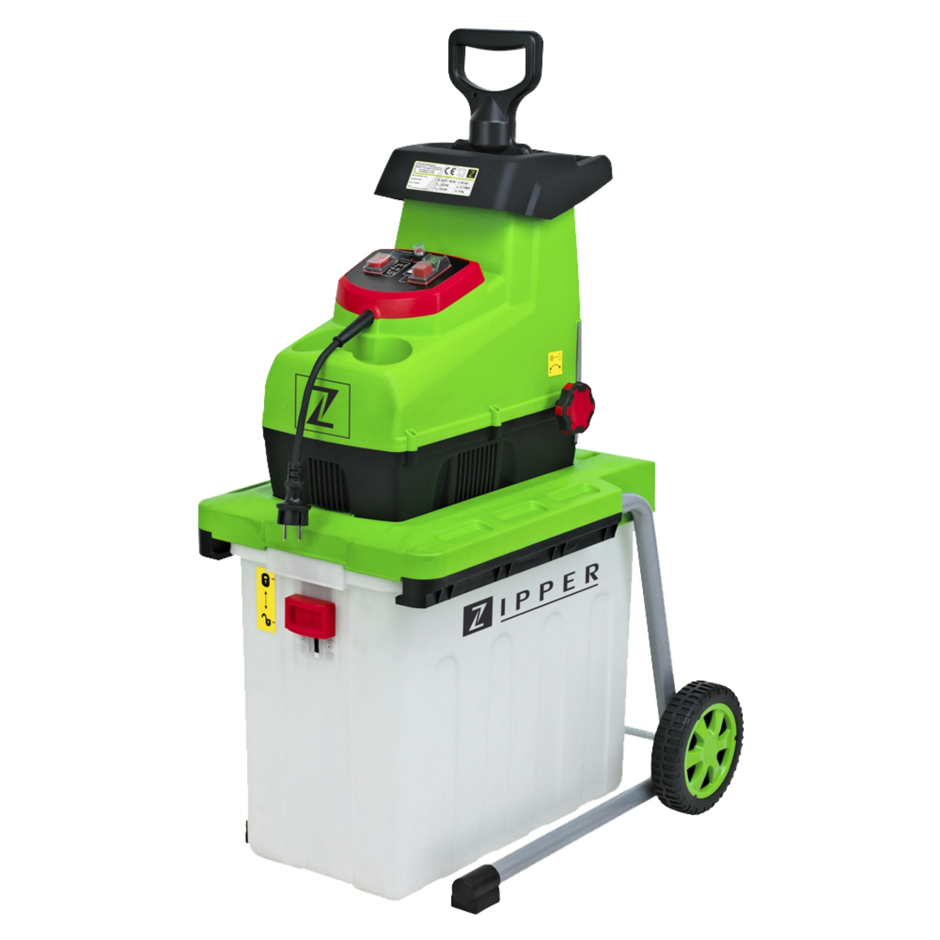 Zipper ZI-GHAS2800 Garten-Häcksler 2400 W 60 l