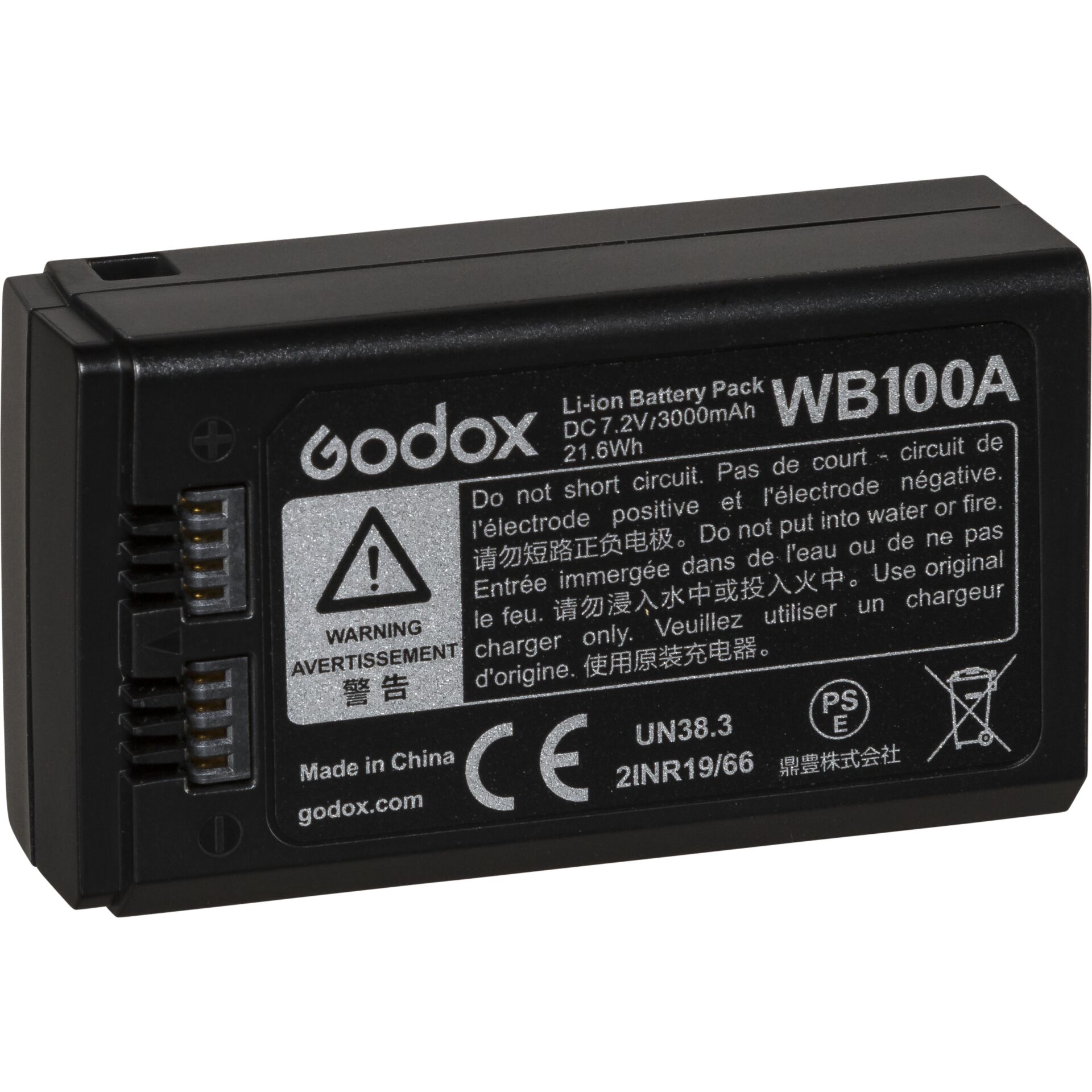 Godox WB100 Kamerablitz-Zubehör Akku