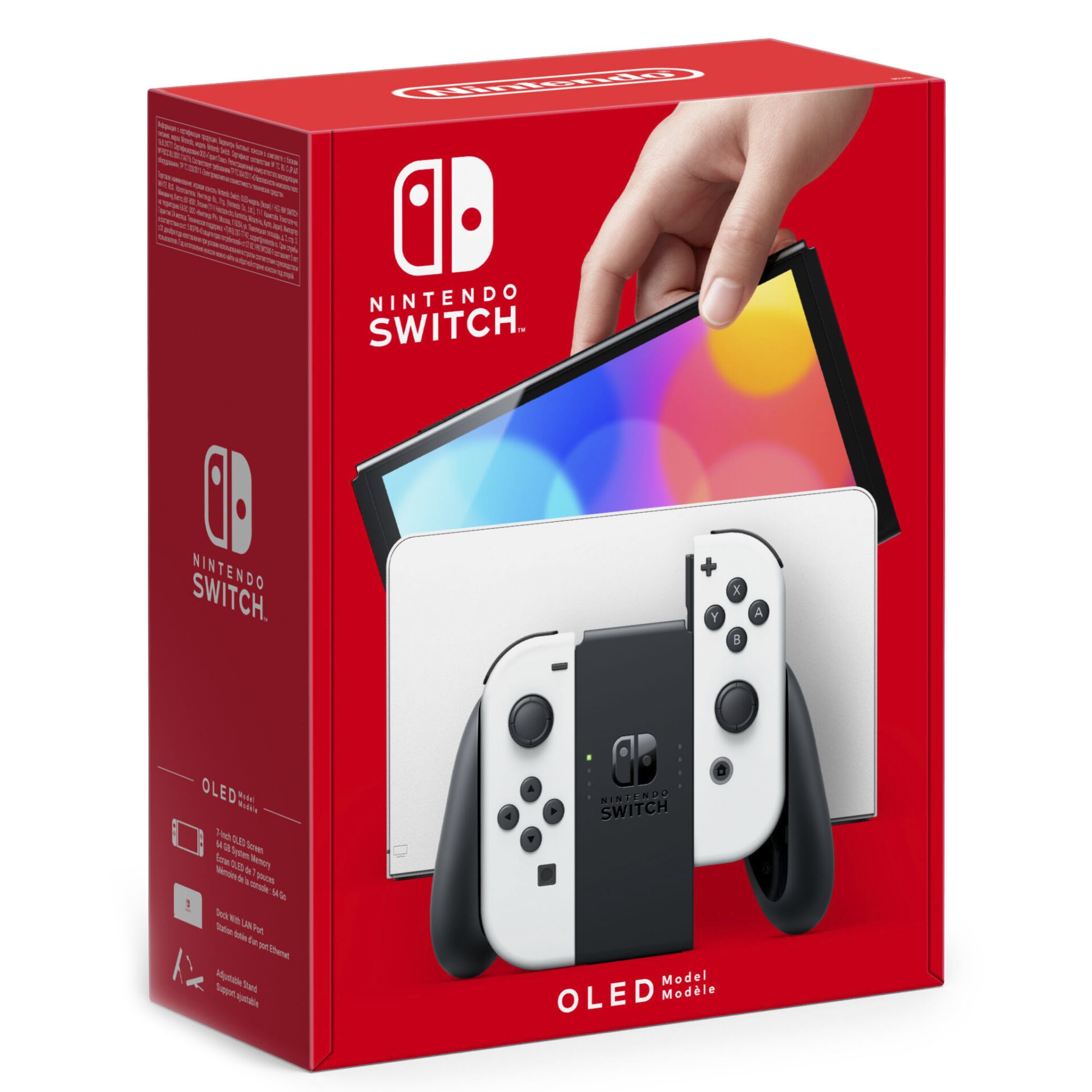 Nintendo Switch OLED schwarz/weiß 