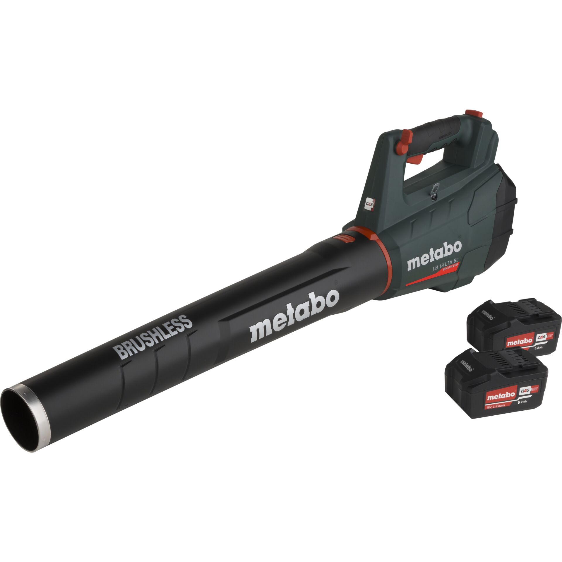 Metabo LB 18 LTX BL Akku-Laubbläser 150 km/h Schwarz, Grün, Rot 18 V Lithium-Ion (Li-Ion)