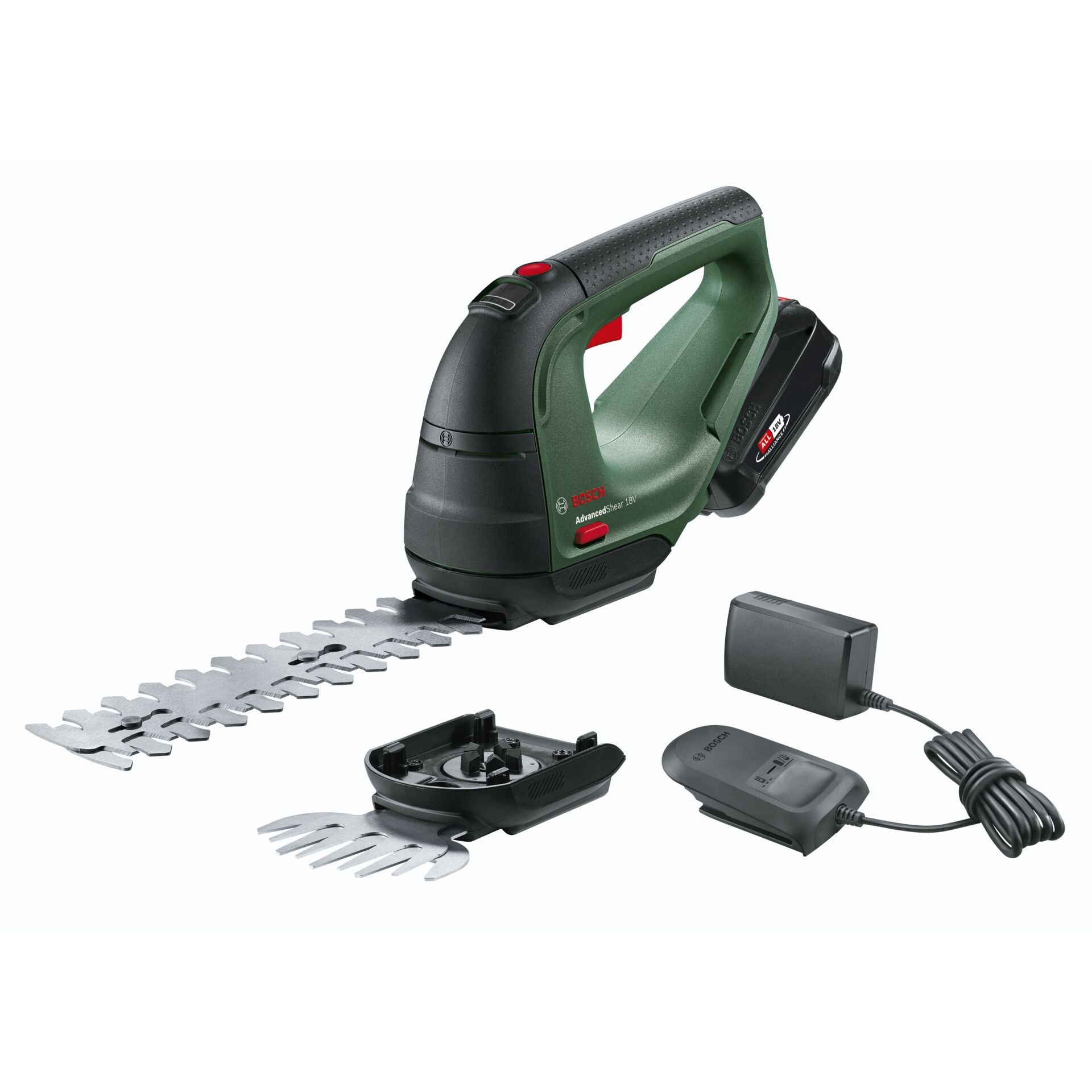 Bosch AdvancedShear 18V-10 Akku-Grasschere 10 cm Lithium-Ion (Li-Ion) Schwarz, Grün