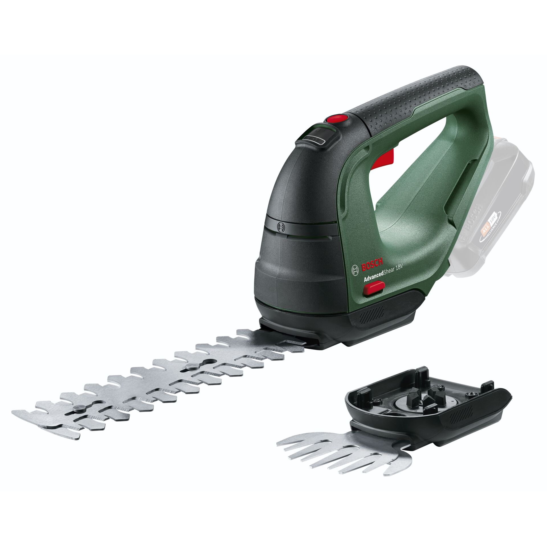 Bosch AdvancedShear 18V-10 Akku-Grasschere 10 cm Lithium-Ion (Li-Ion) Schwarz, Grün