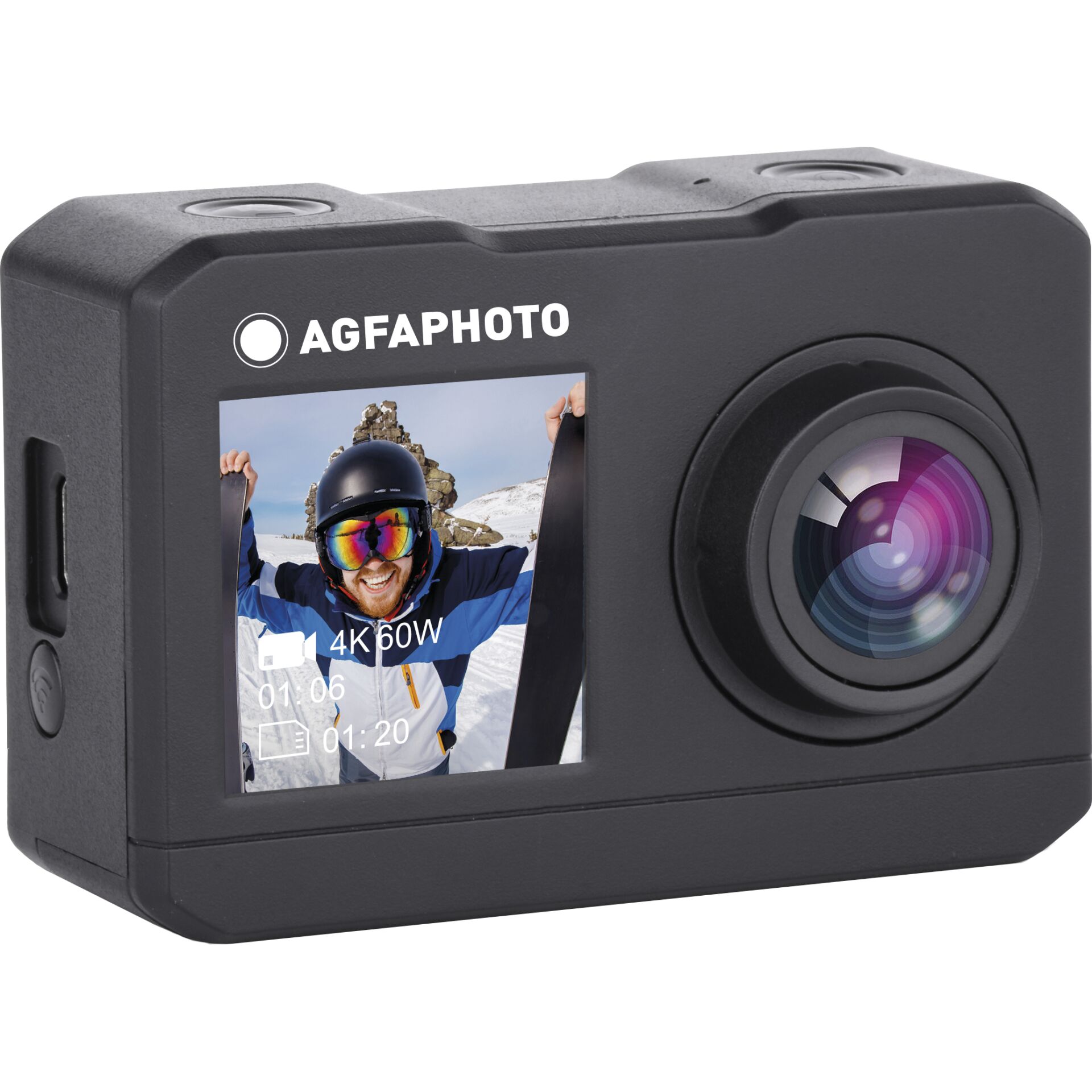 AgfaPhoto Action Cam Actionsport-Kamera 16 MP 2K Ultra HD CMOS WLAN 58 g