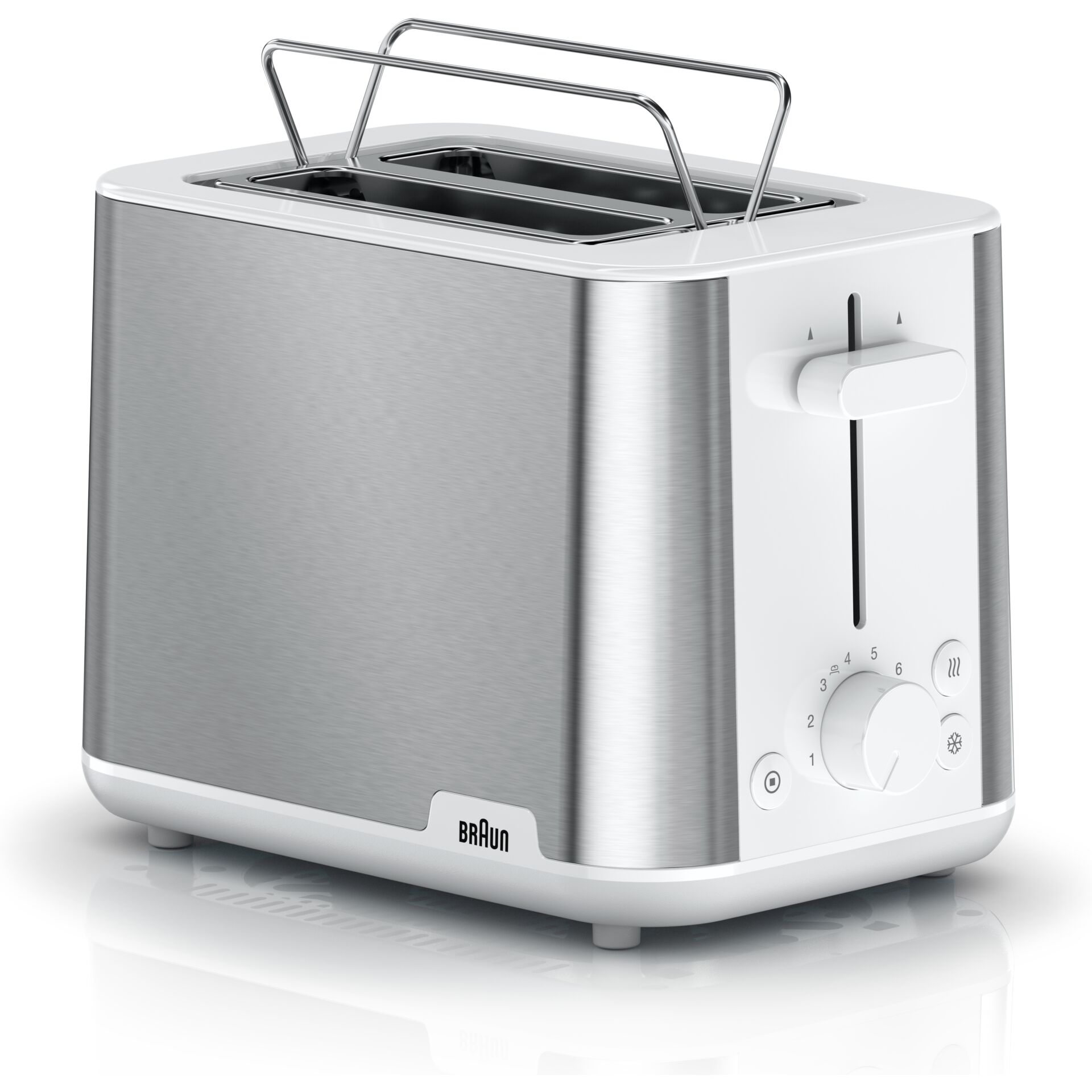 Braun HT 1510 8 2 Scheibe(n) 900 W Edelstahl, Weiß