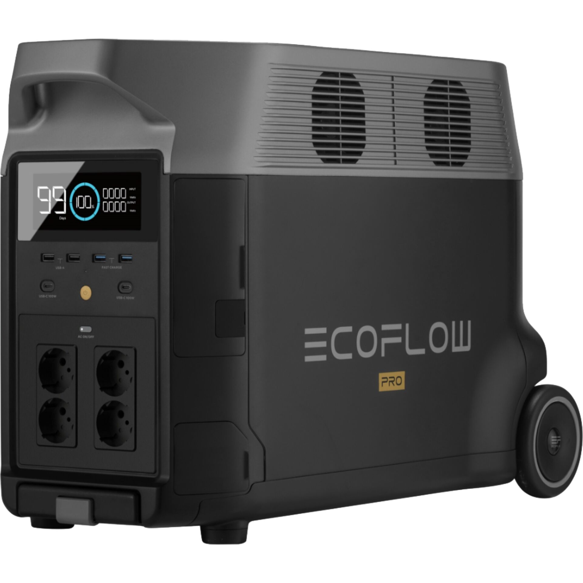 EcoFlow DELTA Pro Power Station Solargenerator Li-Ion, 3600Wh, 3600W