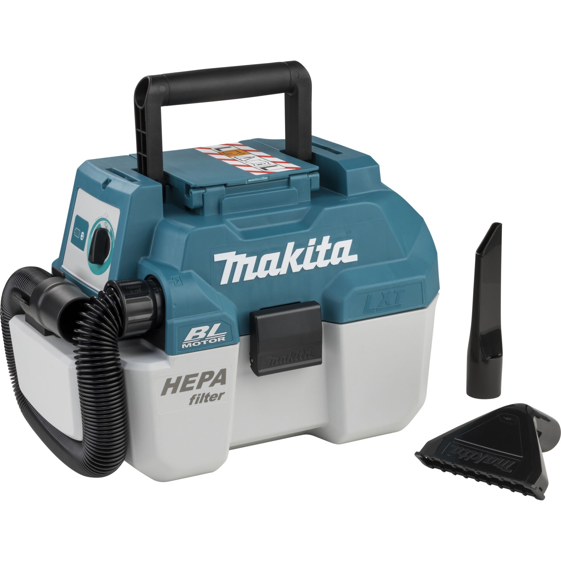 Makita DVC750LZX3 Staubsauger 7,5 l Trommel-Vakuum Trocken&Nass Beutellos