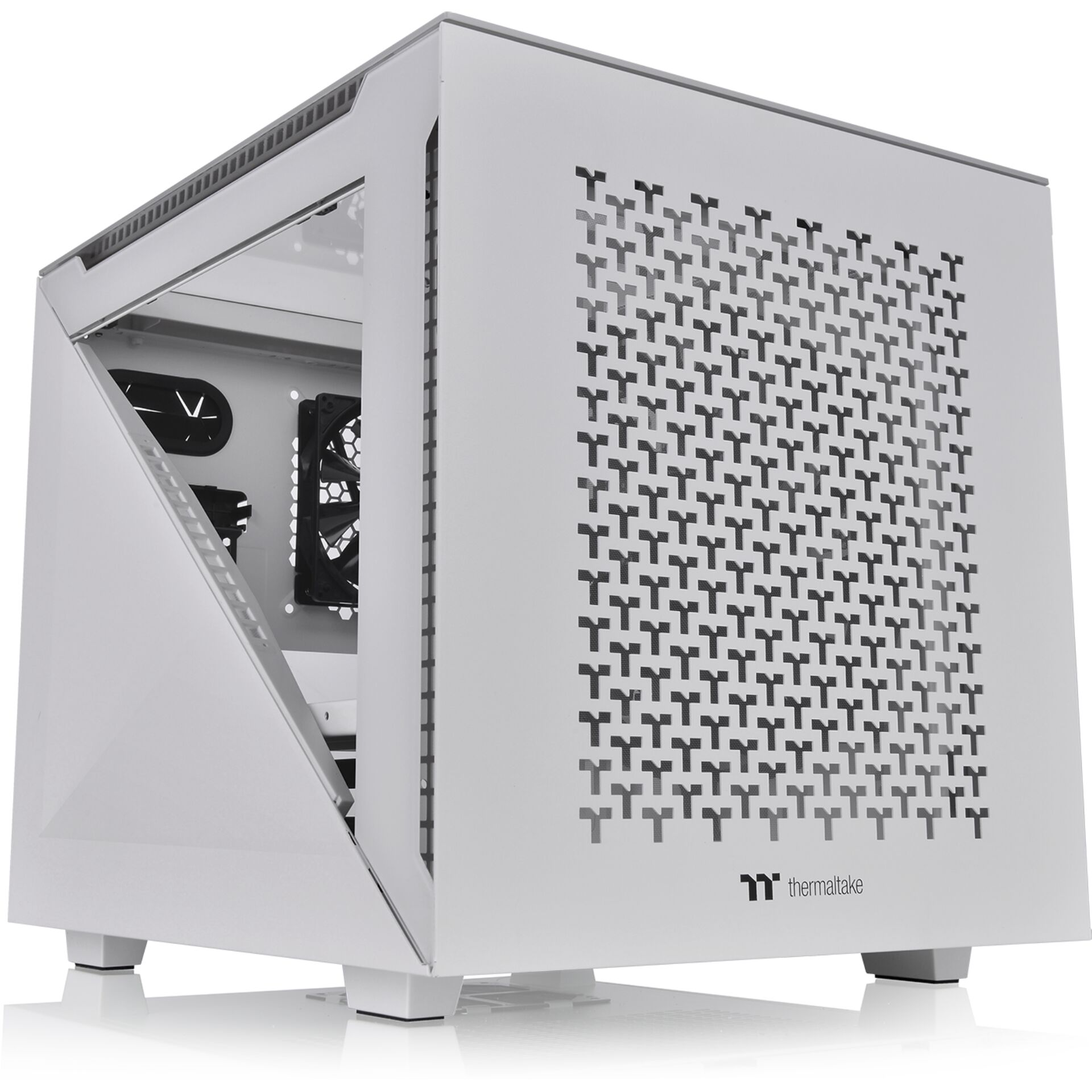 Thermaltake Divider 200 TG Air Snow Micro Micro Tower Weiß