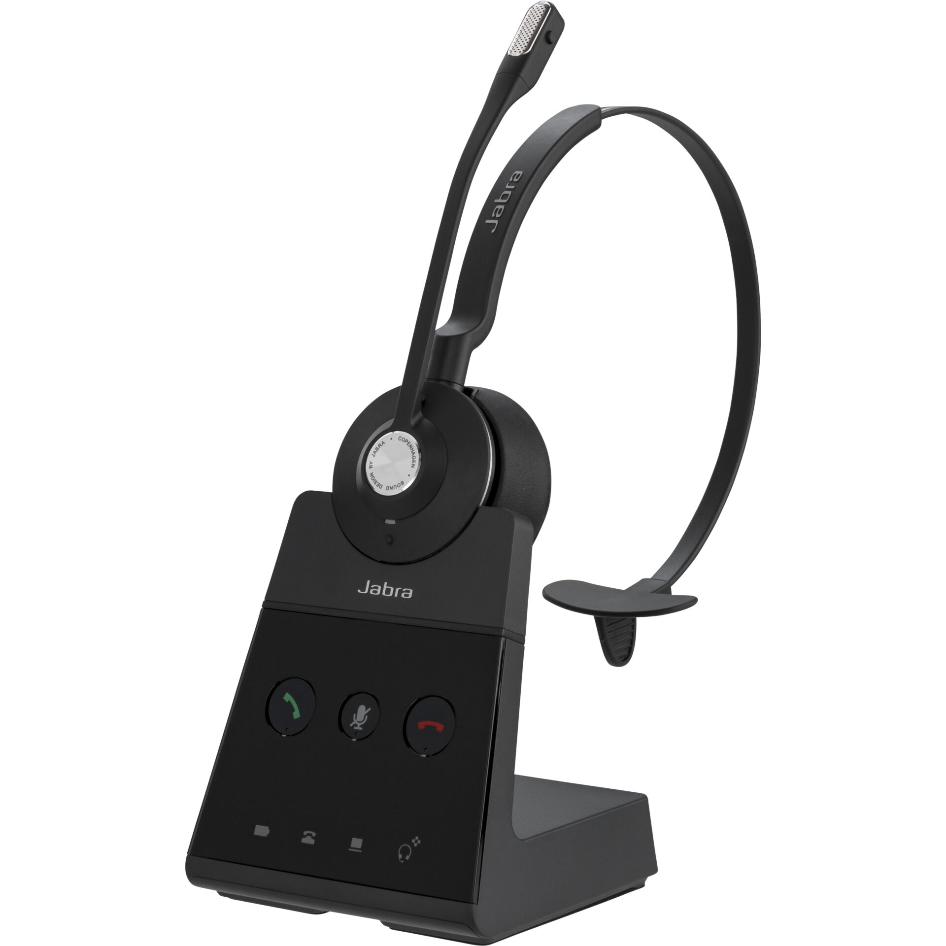 Jabra Engage 65 Mono (DE) Headset, mit Busylight unterstützt: DECT, Multipoint, Ladestation