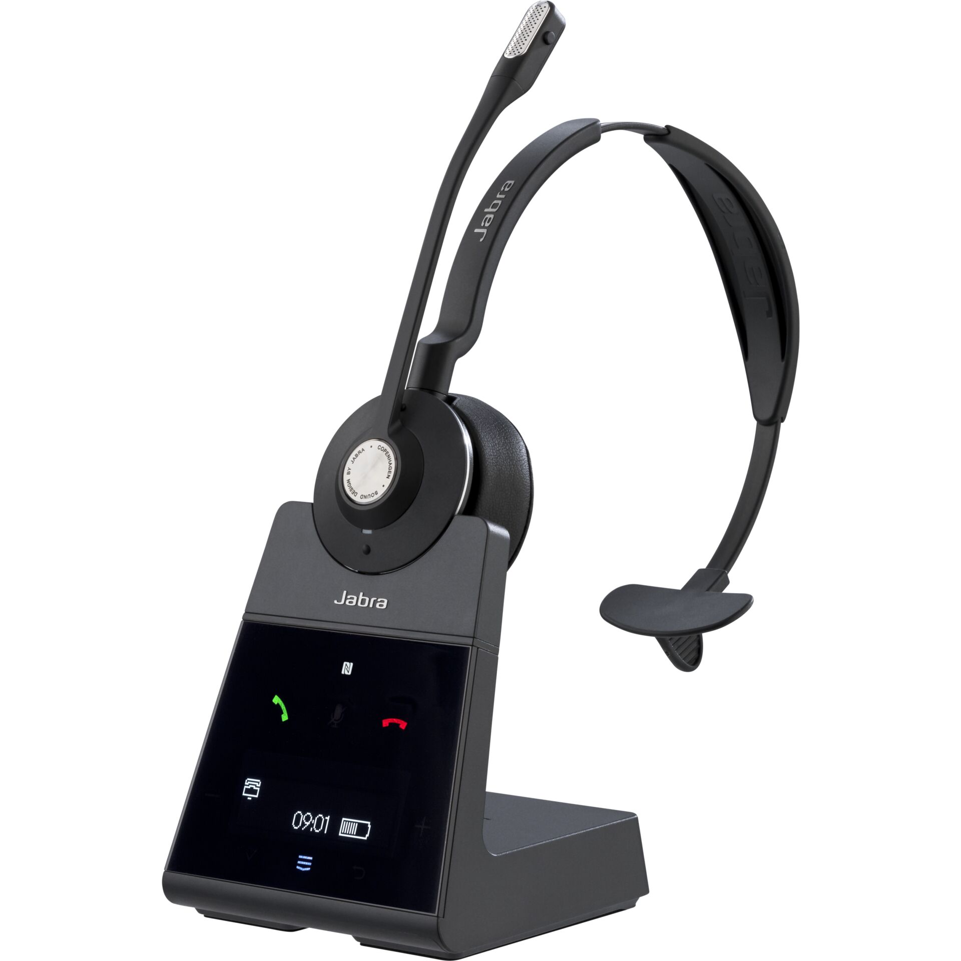 Jabra Engage 75 Mono (DE) Headset mit Busylight unterstützt: DECT, NFC, Bluetooth 5.0, Multipoint