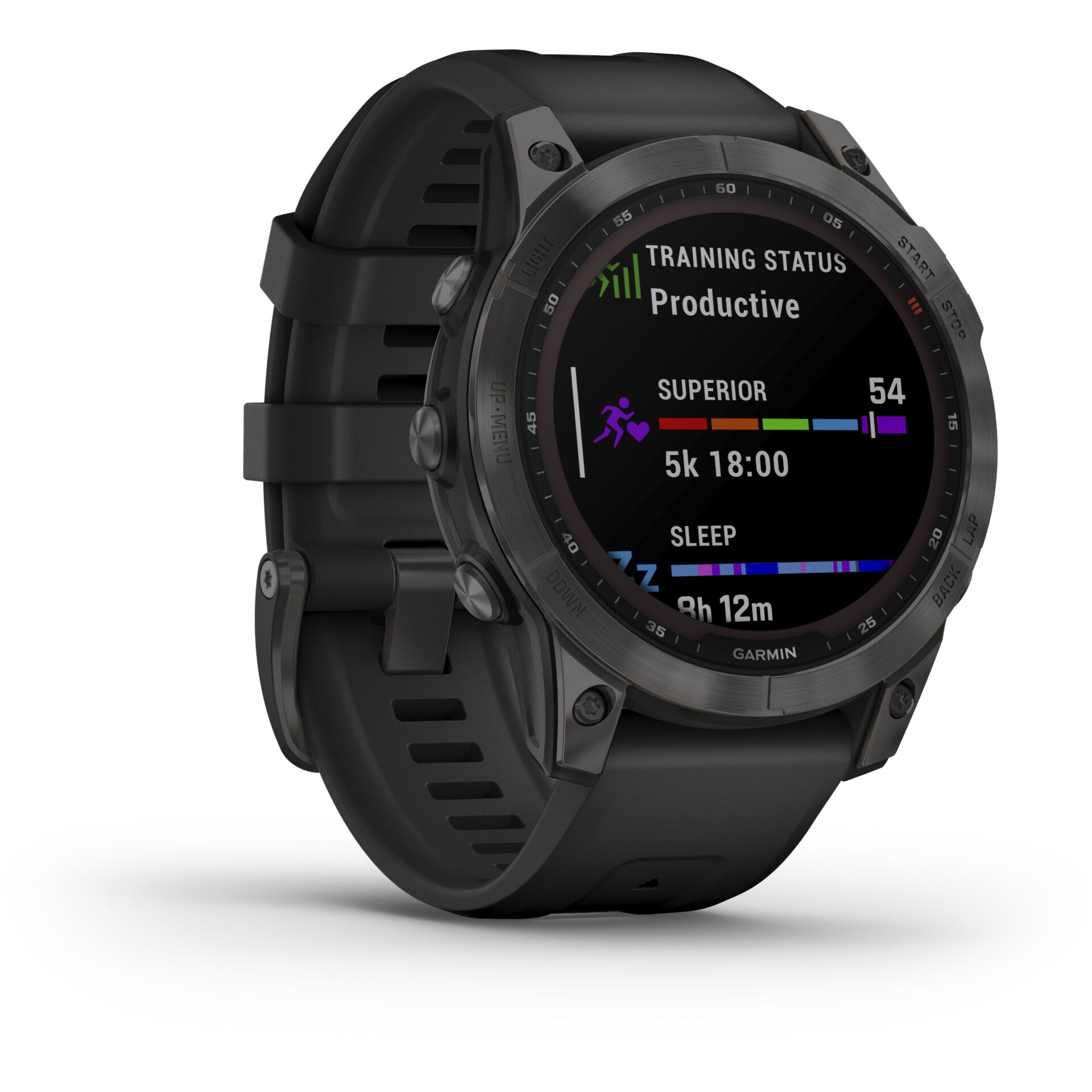 Garmin fnix 7 3,3 cm (1.3) MIP 47 mm Digital 260 x 260 Pixel Touchscreen Schwarz WLAN GPS