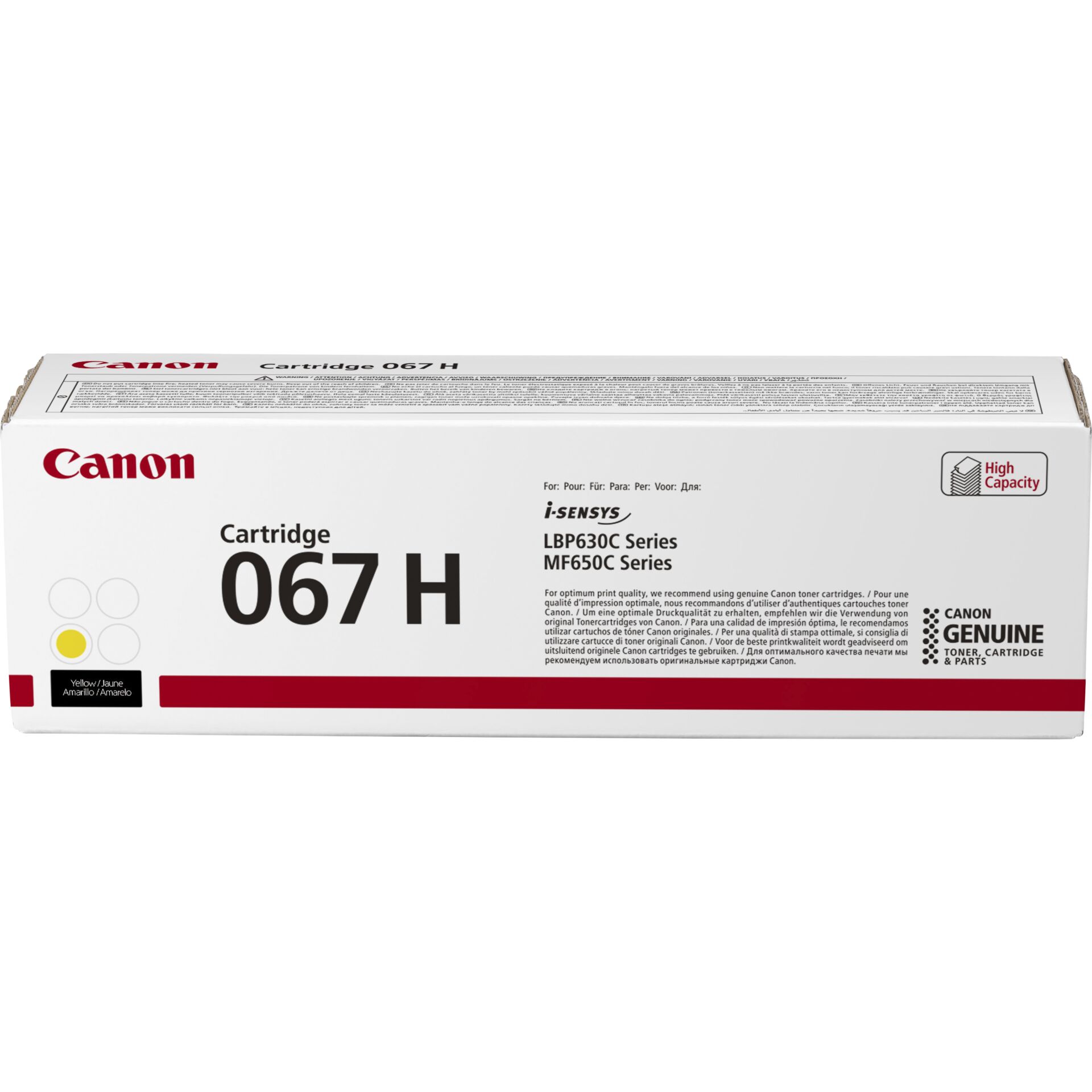 Canon Toner 067H gelb, Original 2350 Seiten