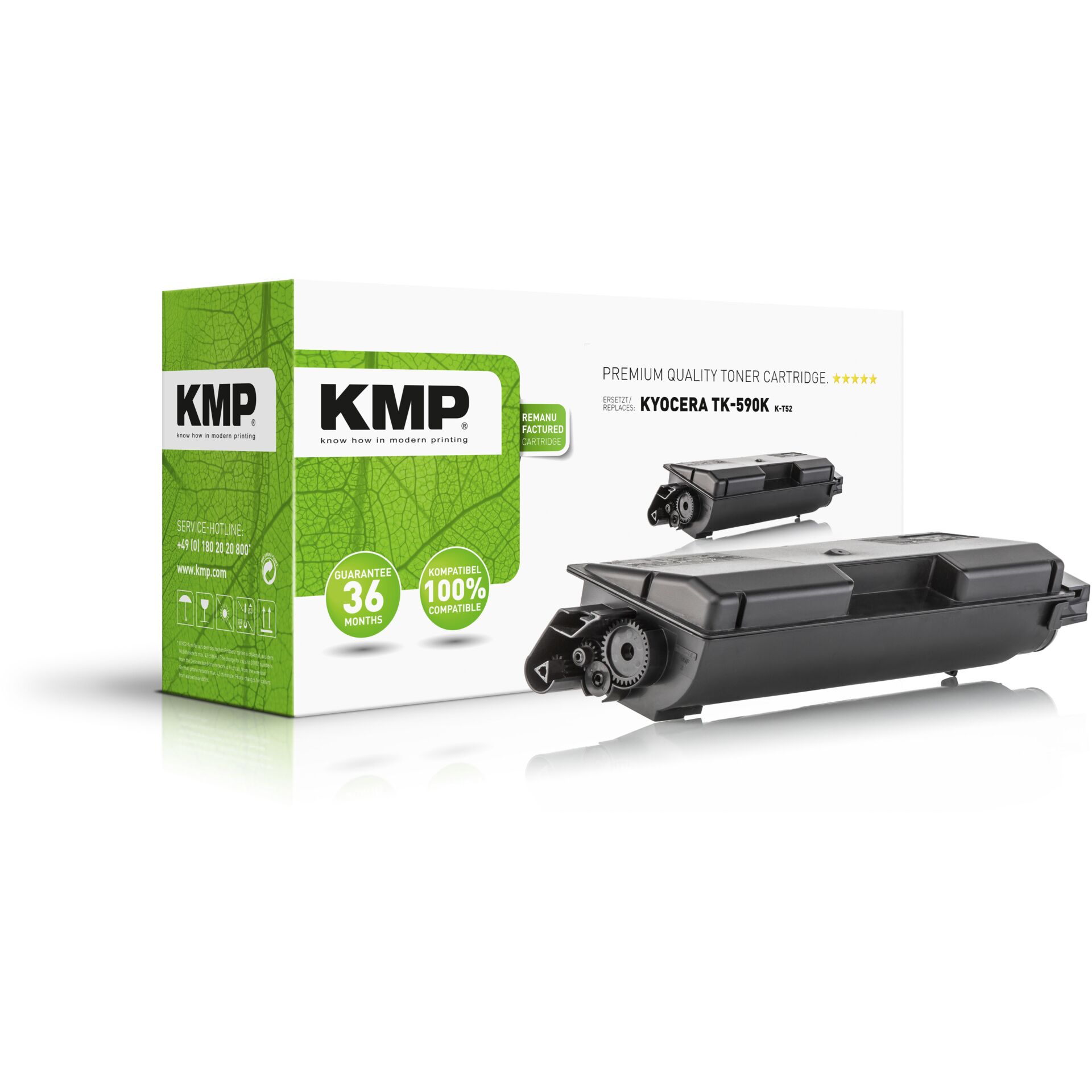 KMP K-T52 Toner schwarz kompatibel mit Kyocera TK-590 K