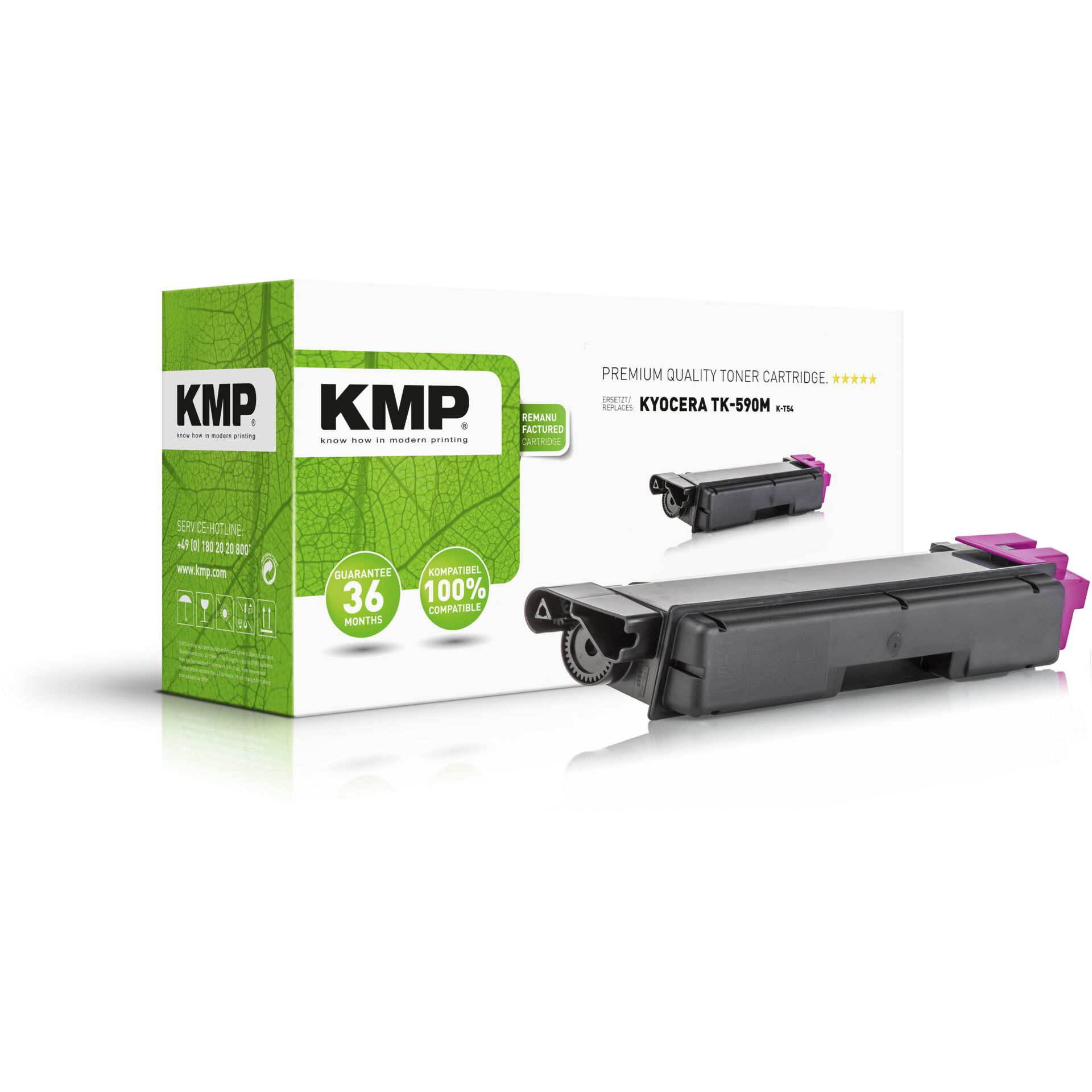 KMP K-T54 Toner magenta kompatibel mit Kyocera TK-590 M