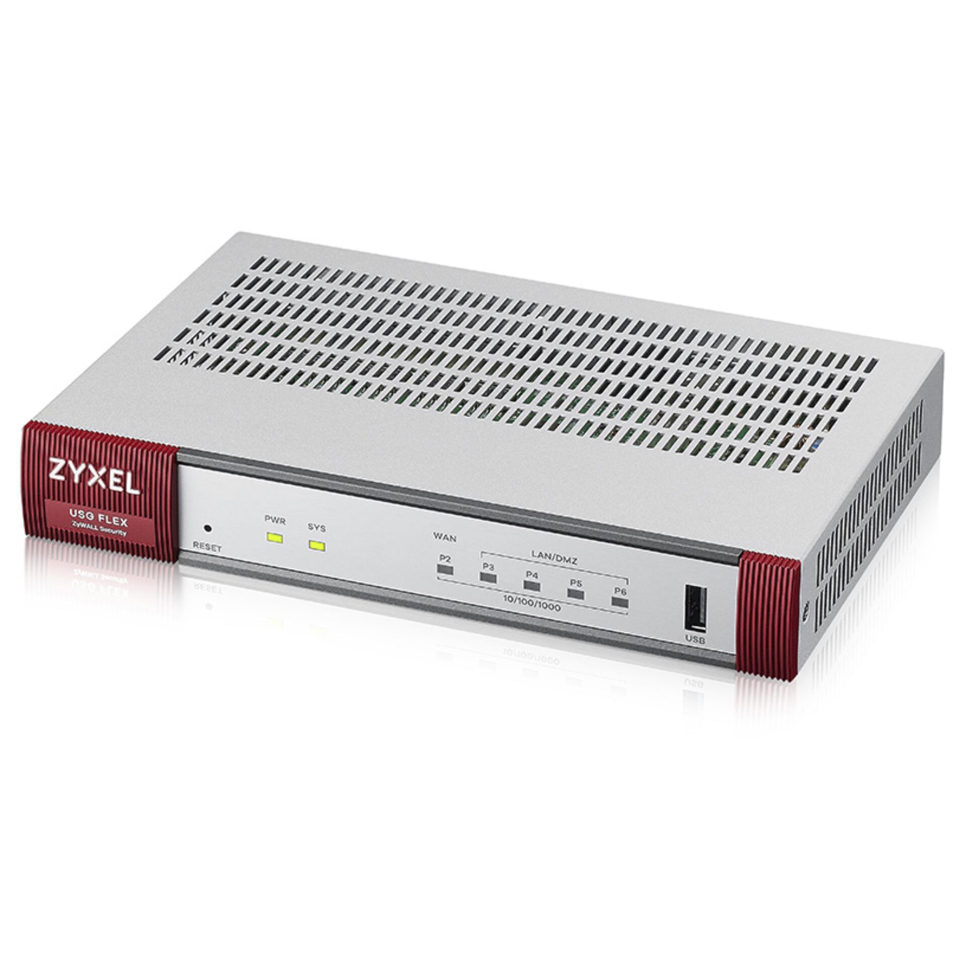 ZyXEL ZyWALL USG FLEX 100, UTM, 1 Jahr, V2, Firewall inkl. 1 Jahr UTM Service Lizenz, lüfterlos