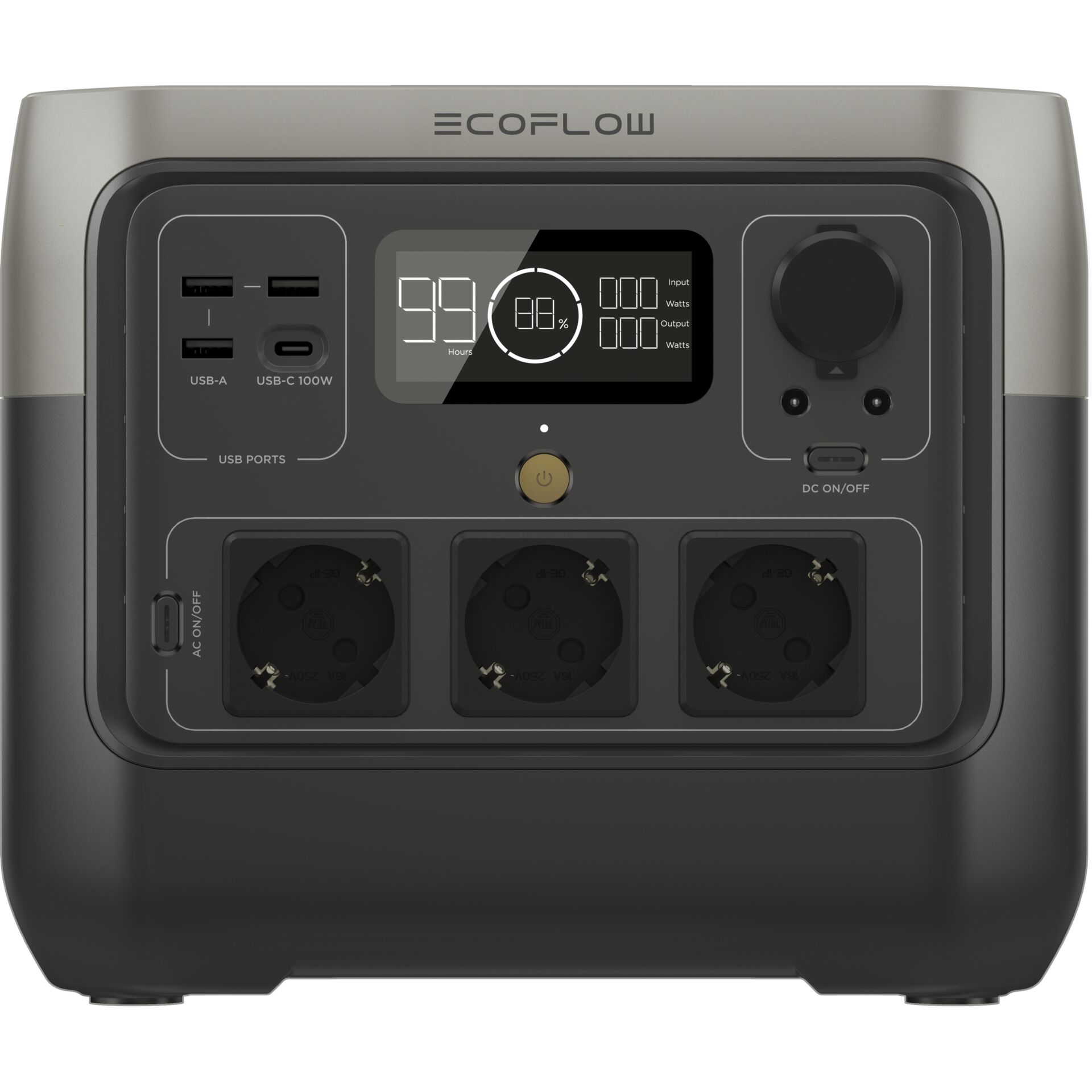 EcoFlow River 2 Pro Power Station Solargenerator LiFePO4, 768Wh, 1600W