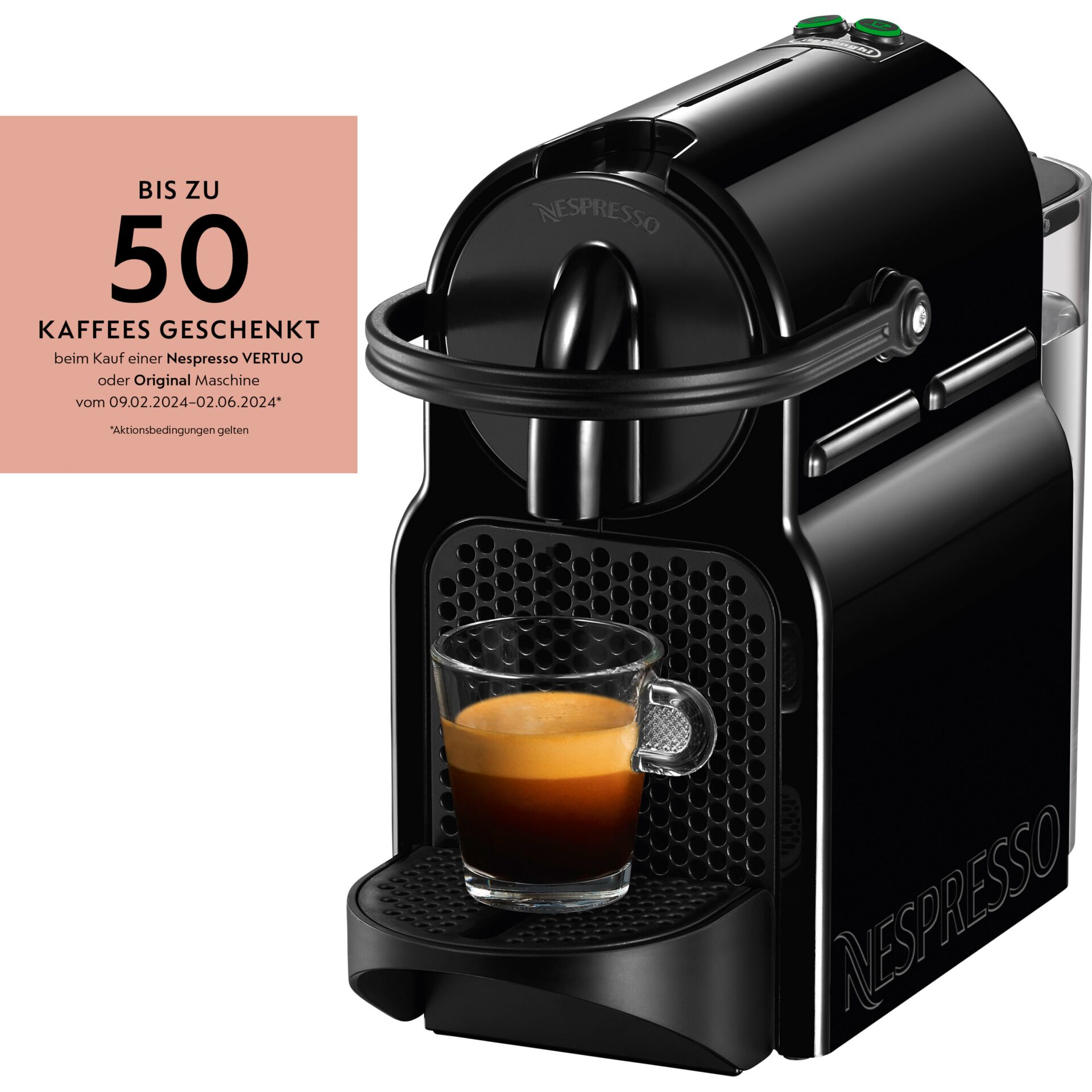 DeLonghi EN 80.B Inissia Nespresso Black