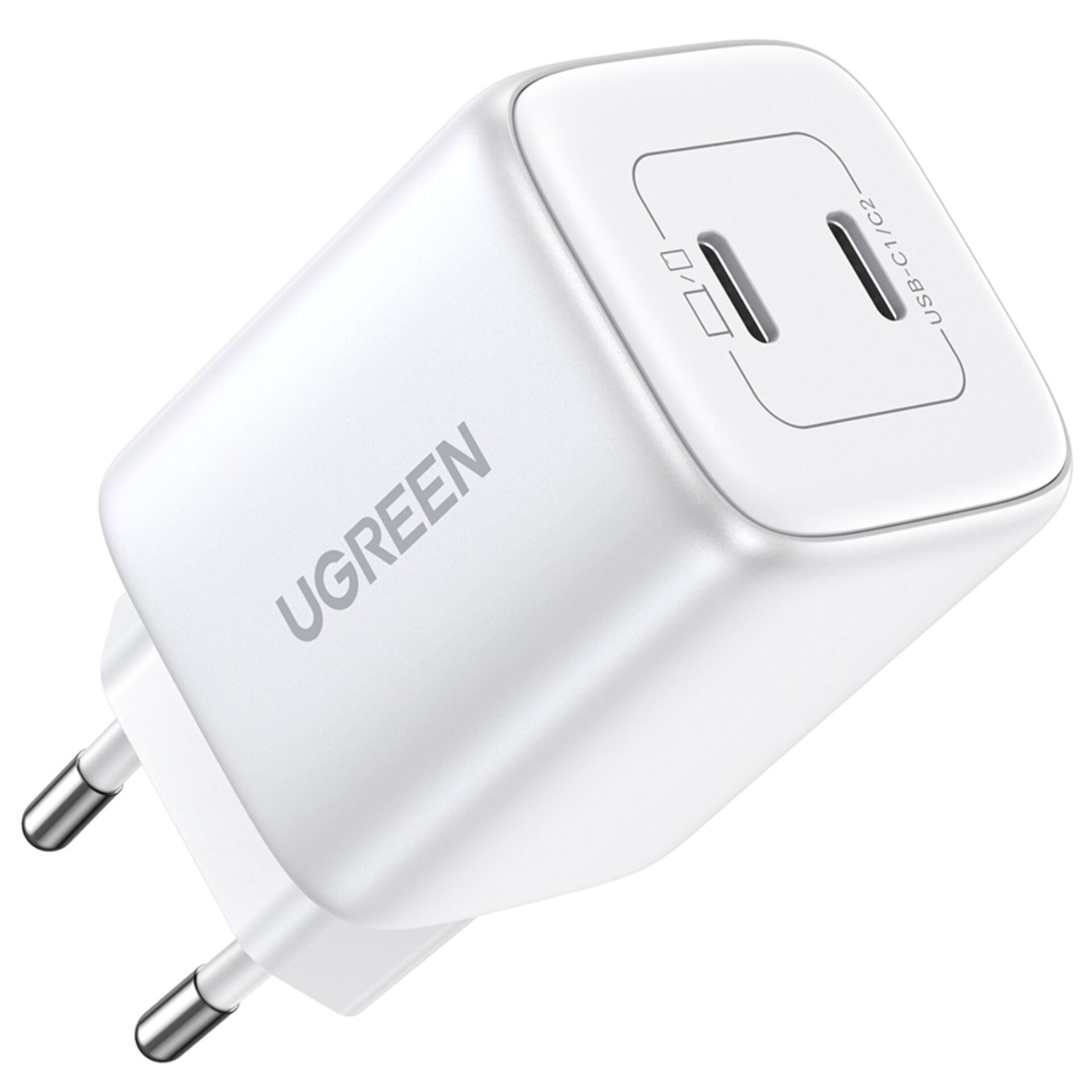 Ugreen Nexode Mini 45W Dual USB-C Charger weiß 