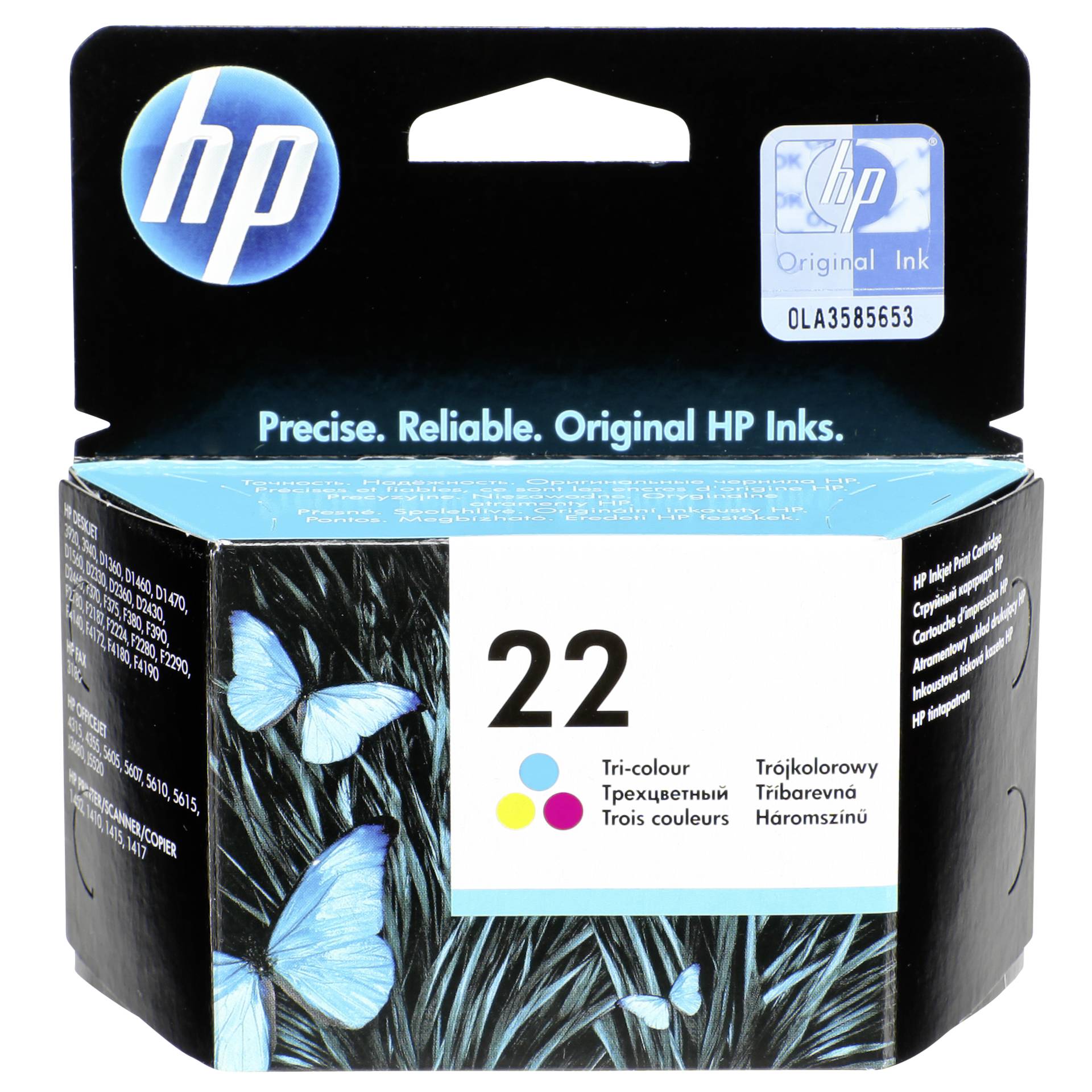 HP Druckkopf mit Tinte 22 dreifarbig 