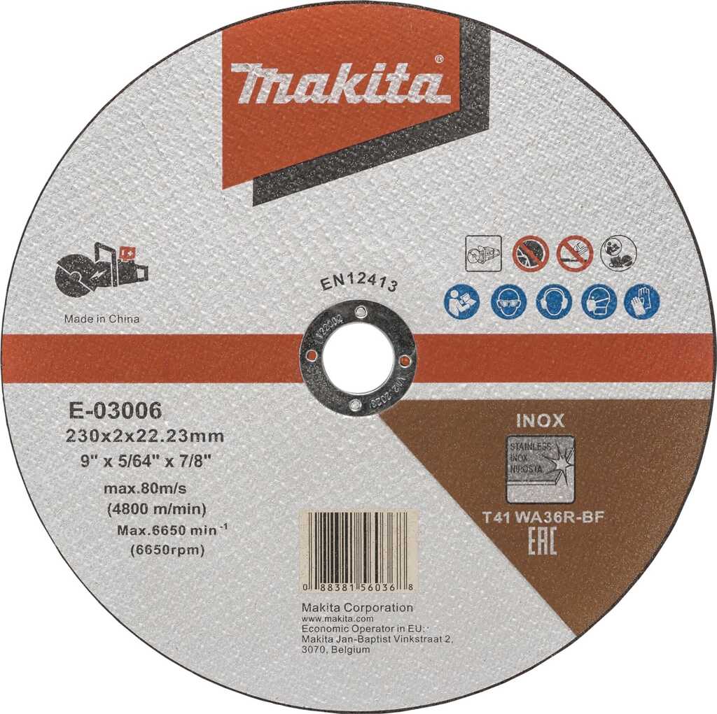 Makita E-03006 Trennscheibe 230x1,9mm INOX