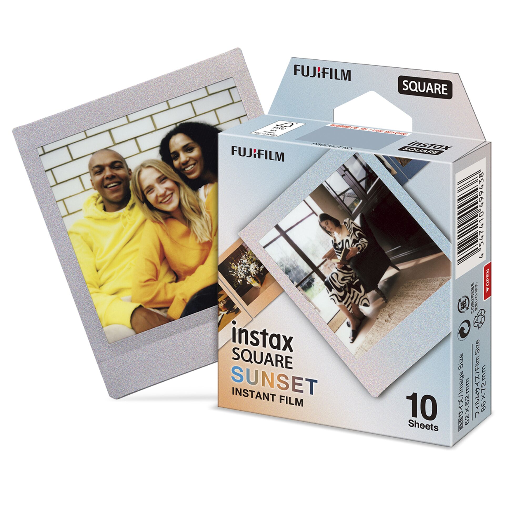 Fujifilm INSTAX SQUARE Sunset Sofortbildfilm 10 Stück(e) 62 x 62 mm