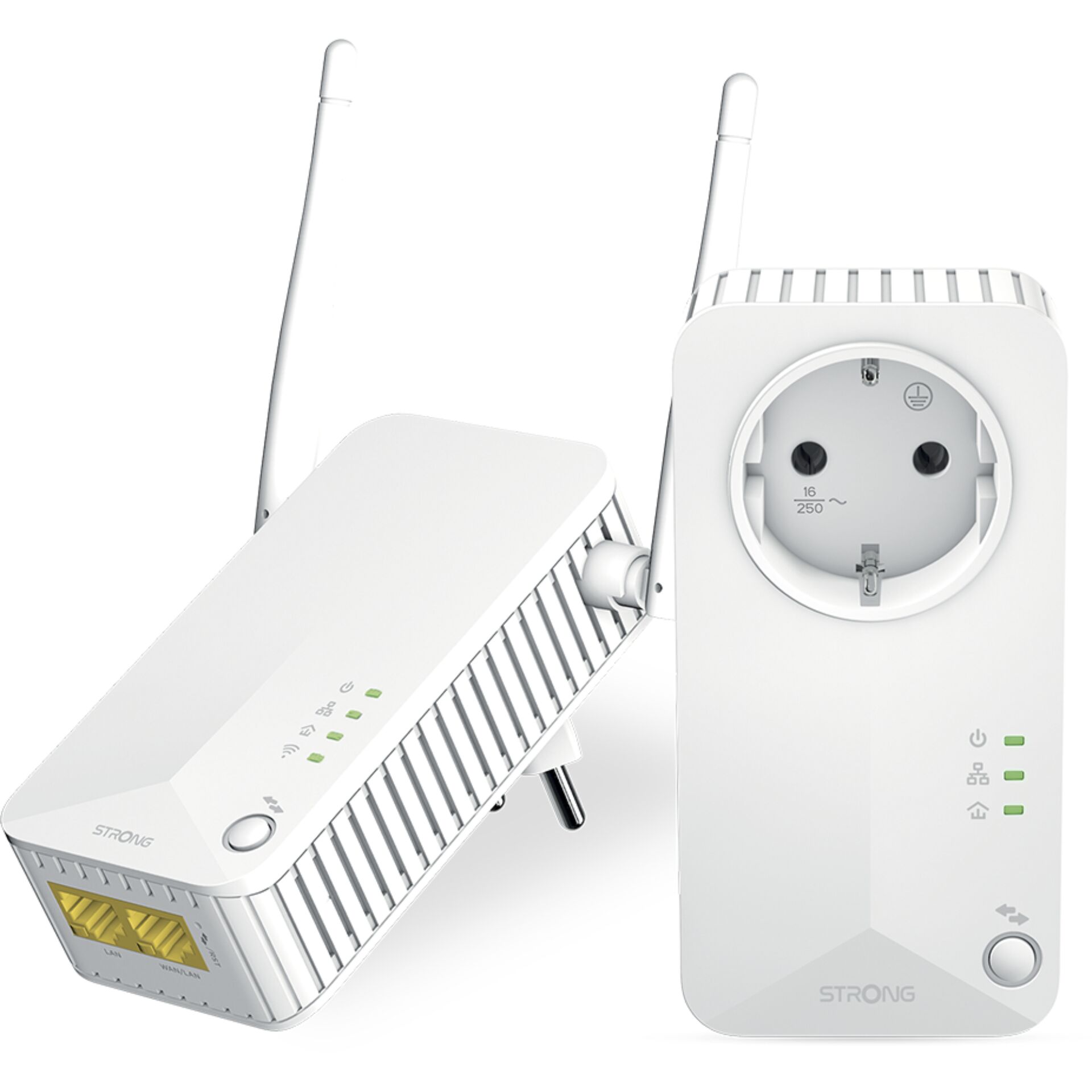 Strong Hybrid Powerline Wi-Fi Kit EU 600 Mbit/s