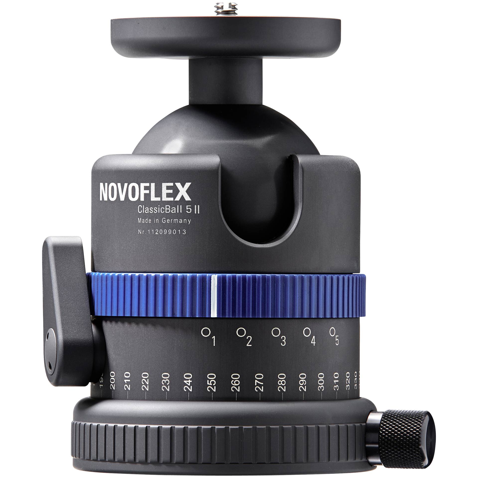 Novoflex CB5 II Stativaufsatz Schwarz, Blau Universal Ball (shape)