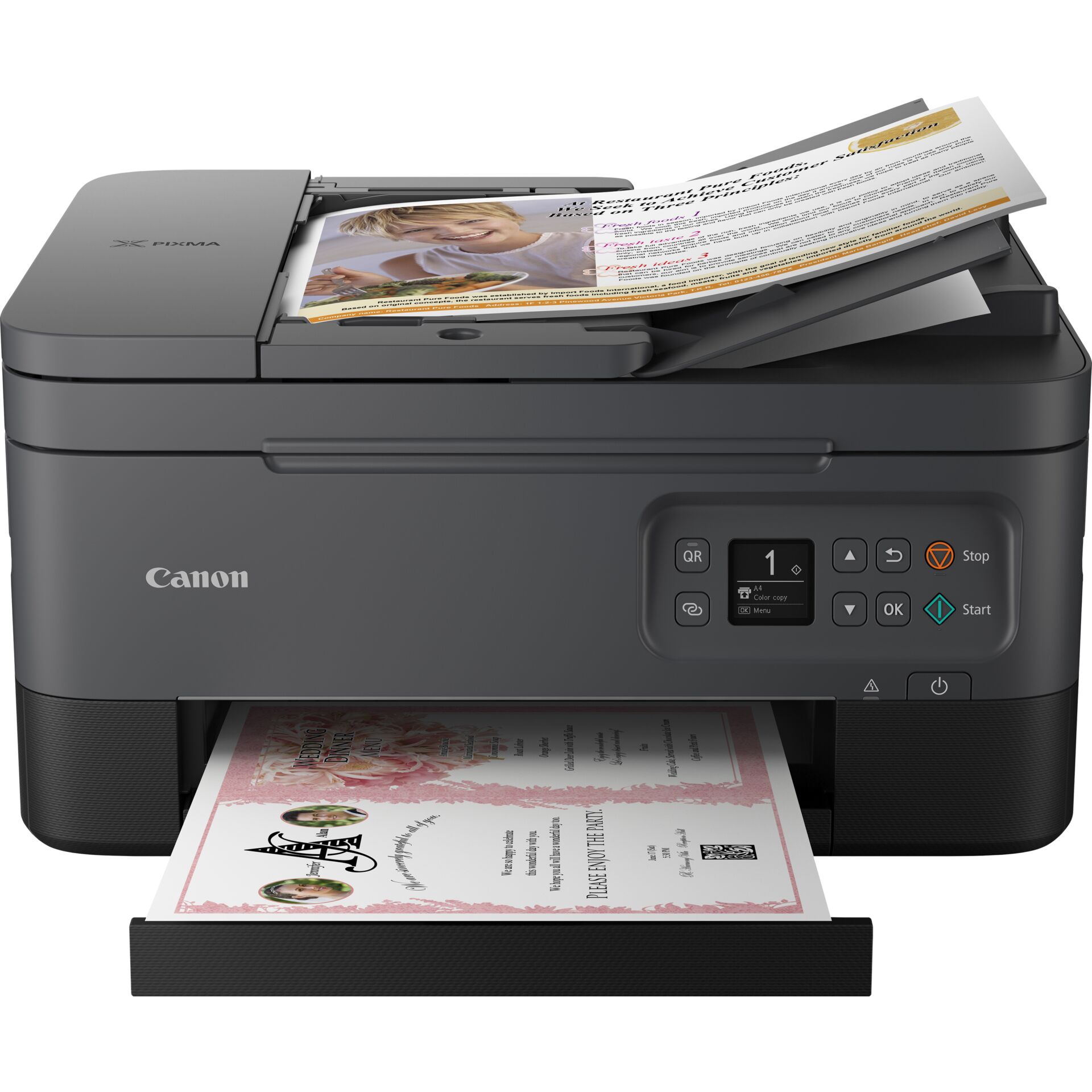 Canon PIXMA TS7450i schwarz, Tinte, mehrfarbig- Multifunktionsgerät, Drucker/Scanner/Kopierer