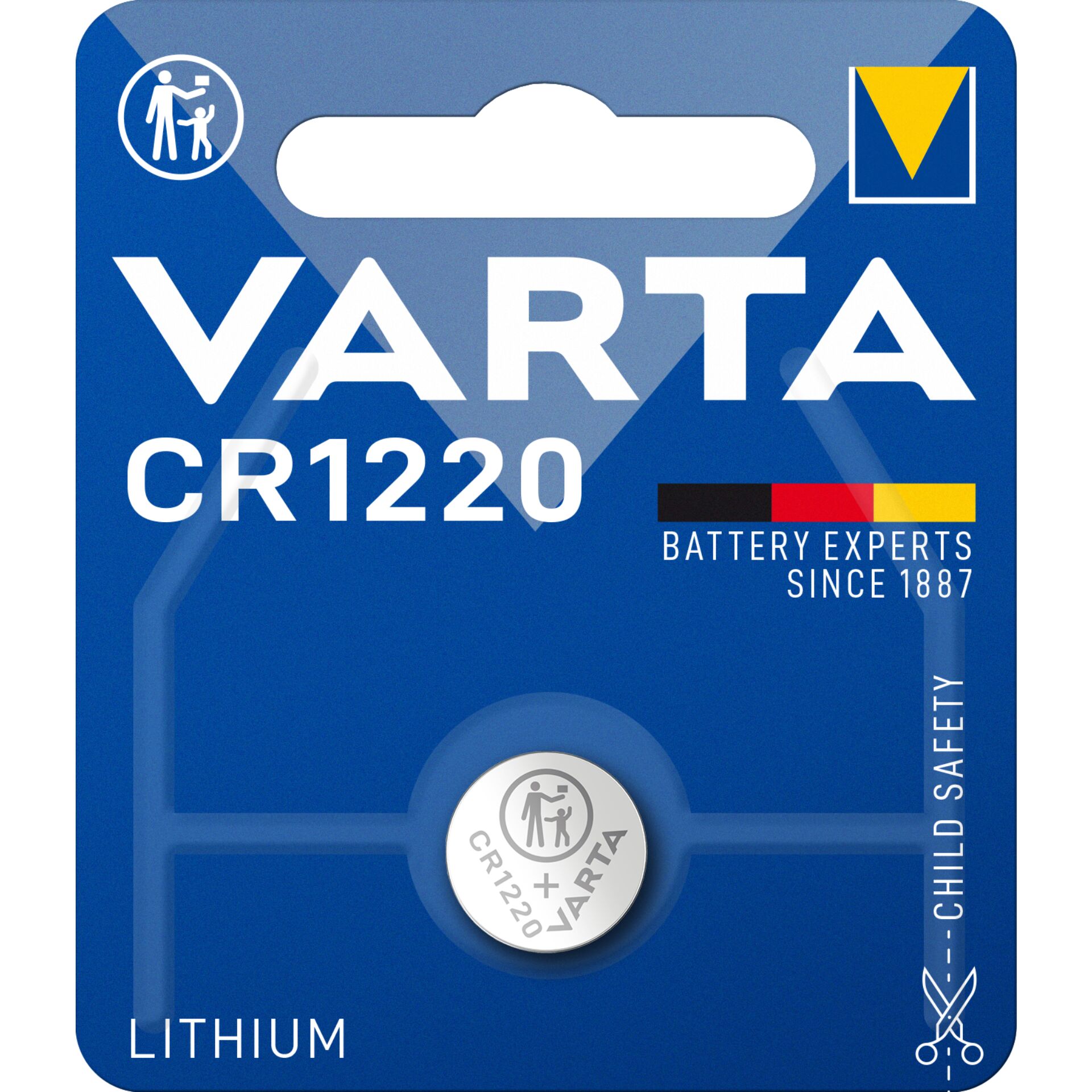 Varta CR1220 Lithium Knopfzelle 