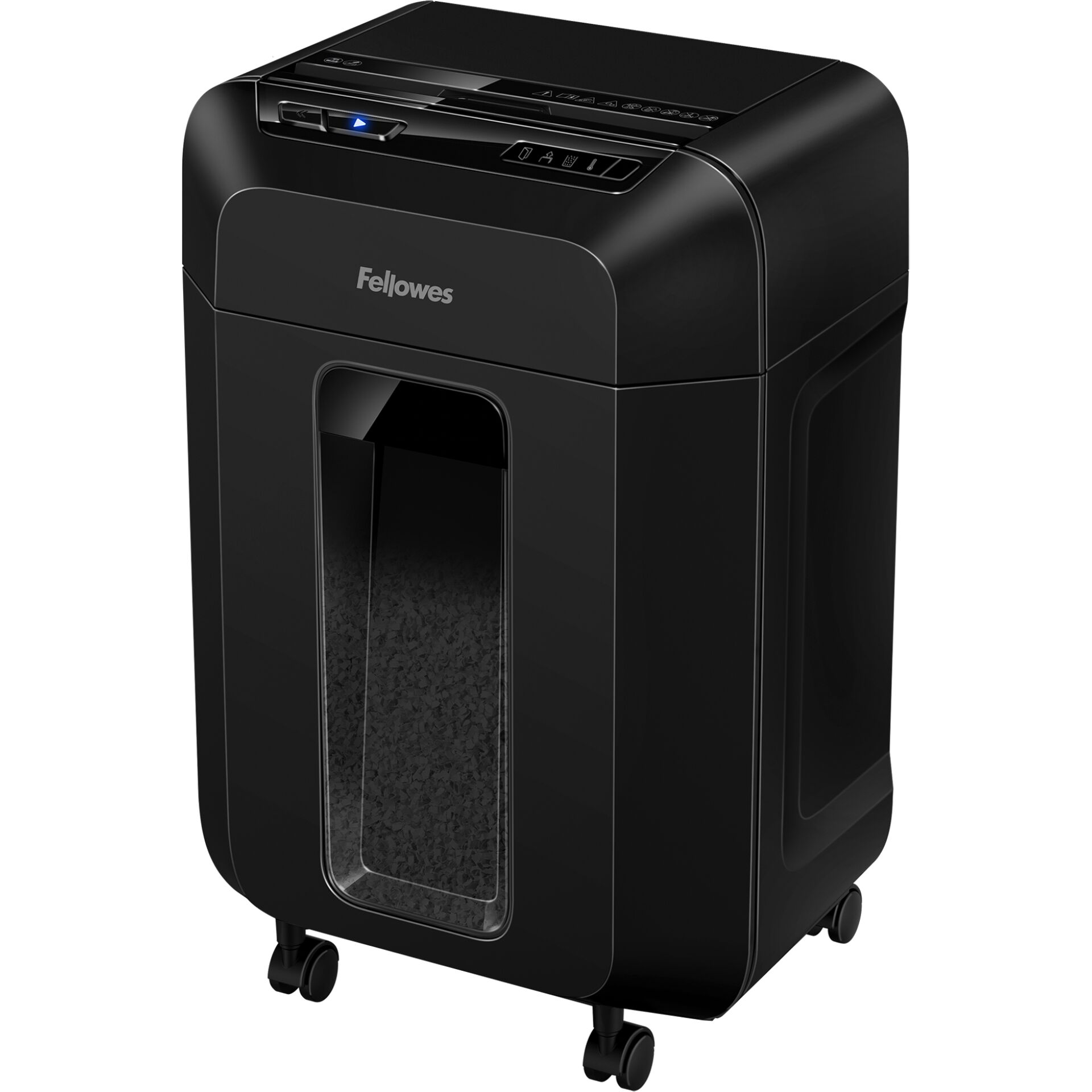 Fellowes Automax 80M Aktenvernichter Partikelschnitt-Zerkleinerung 22 cm Schwarz