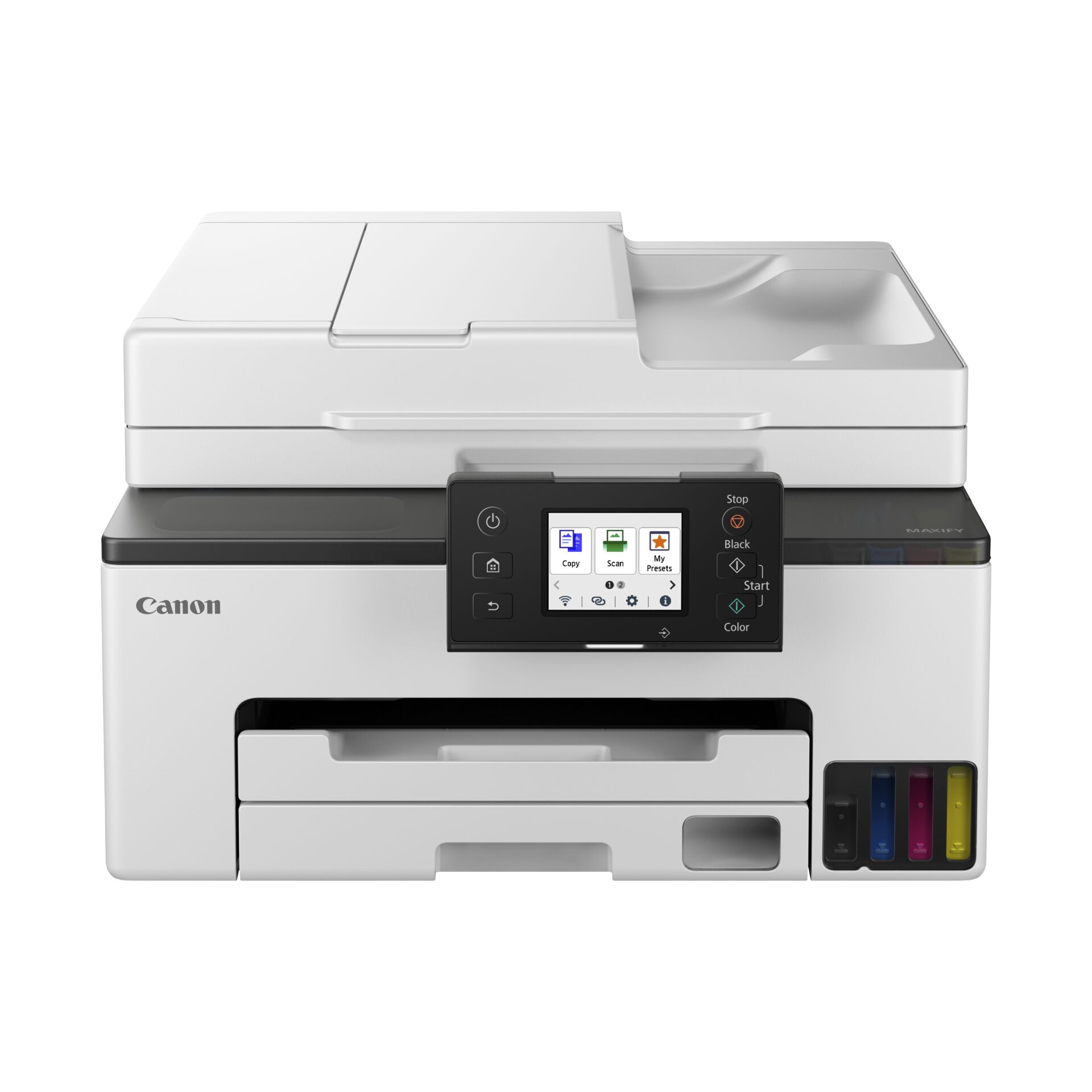 Canon MAXIFY GX2050, WLAN, Tinte, mehrfarbig-Multifunktions- gerät, Drucker/Scanner/Kopierer/Fax