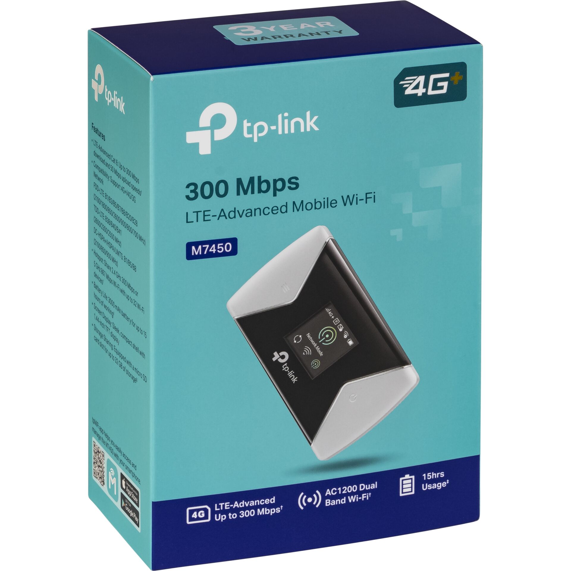 TP-Link M7450, Wlan Hotspot 