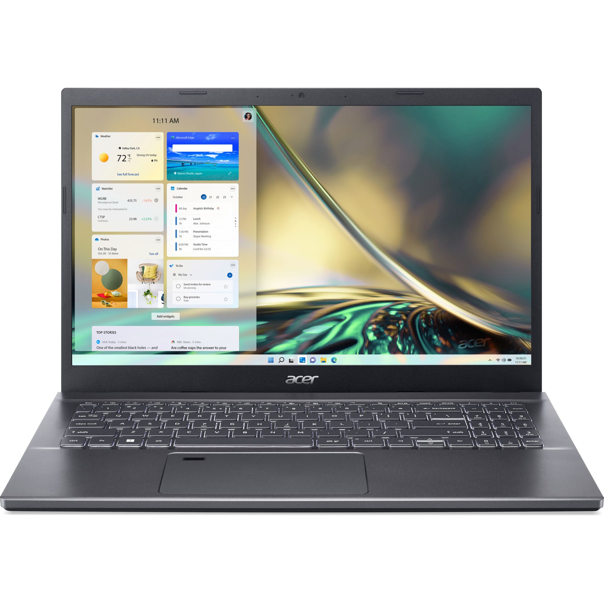 Acer Aspire 5 A515-57-53QH Steel Gray Notebook, 15.6 Zoll, i5-12450H, 4C+4c/12T, 16GB RAM, 512GB SSD, Win 11 Home