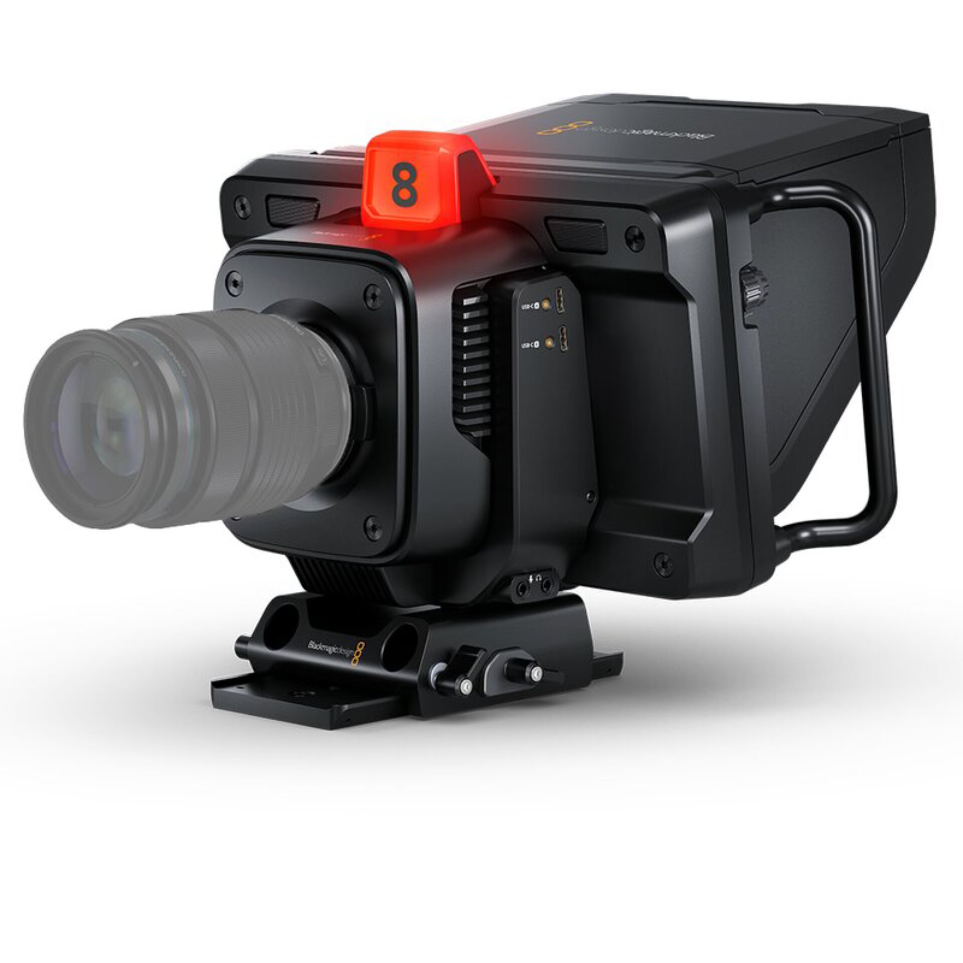 Blackmagic Design Studio Camera 4K Plus G2 Schulter-Camcorder 4K Ultra HD Schwarz