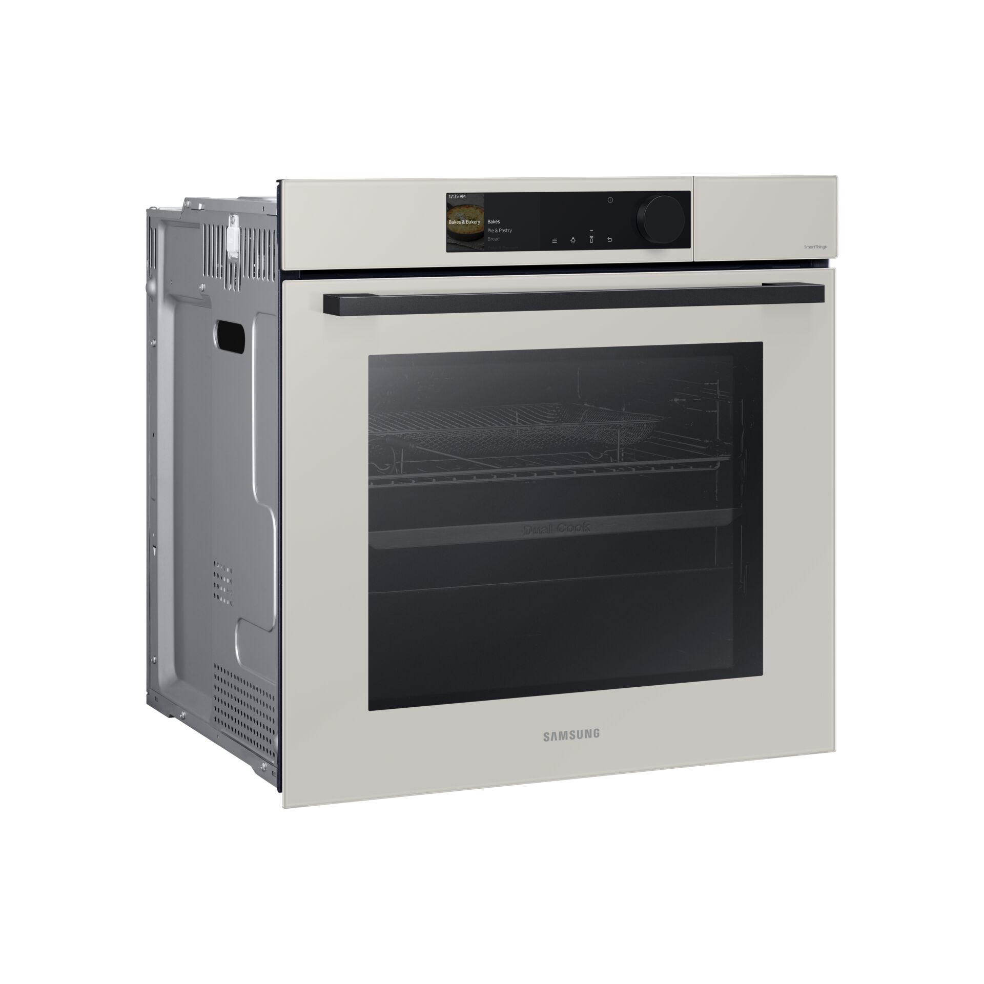 Samsung NV7B6675CDA/U1 Bespoke Dual Cook, Satin Beige