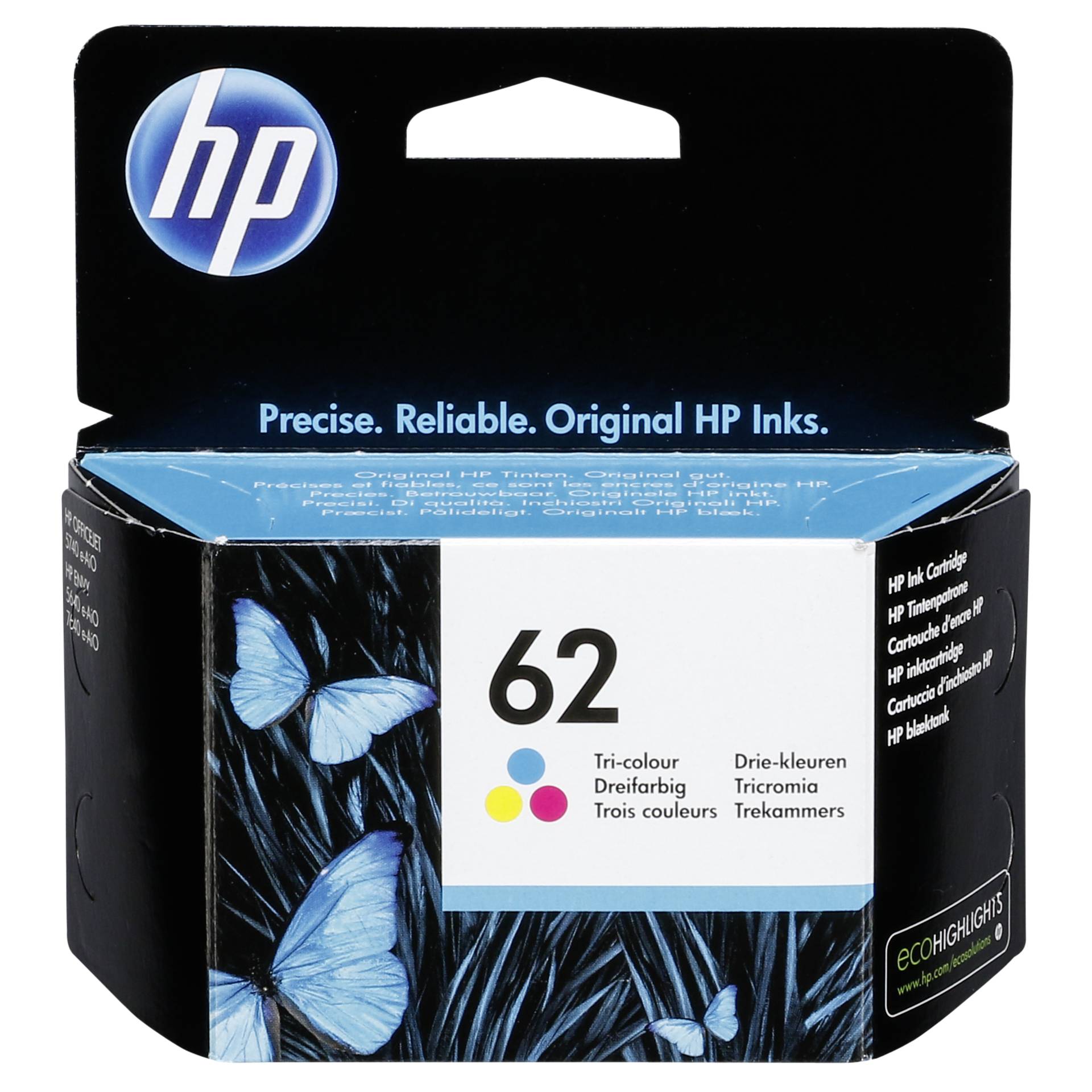 HP Tinte Nr 62 farbig C2P06AE original Druckkopf mit Tinte 