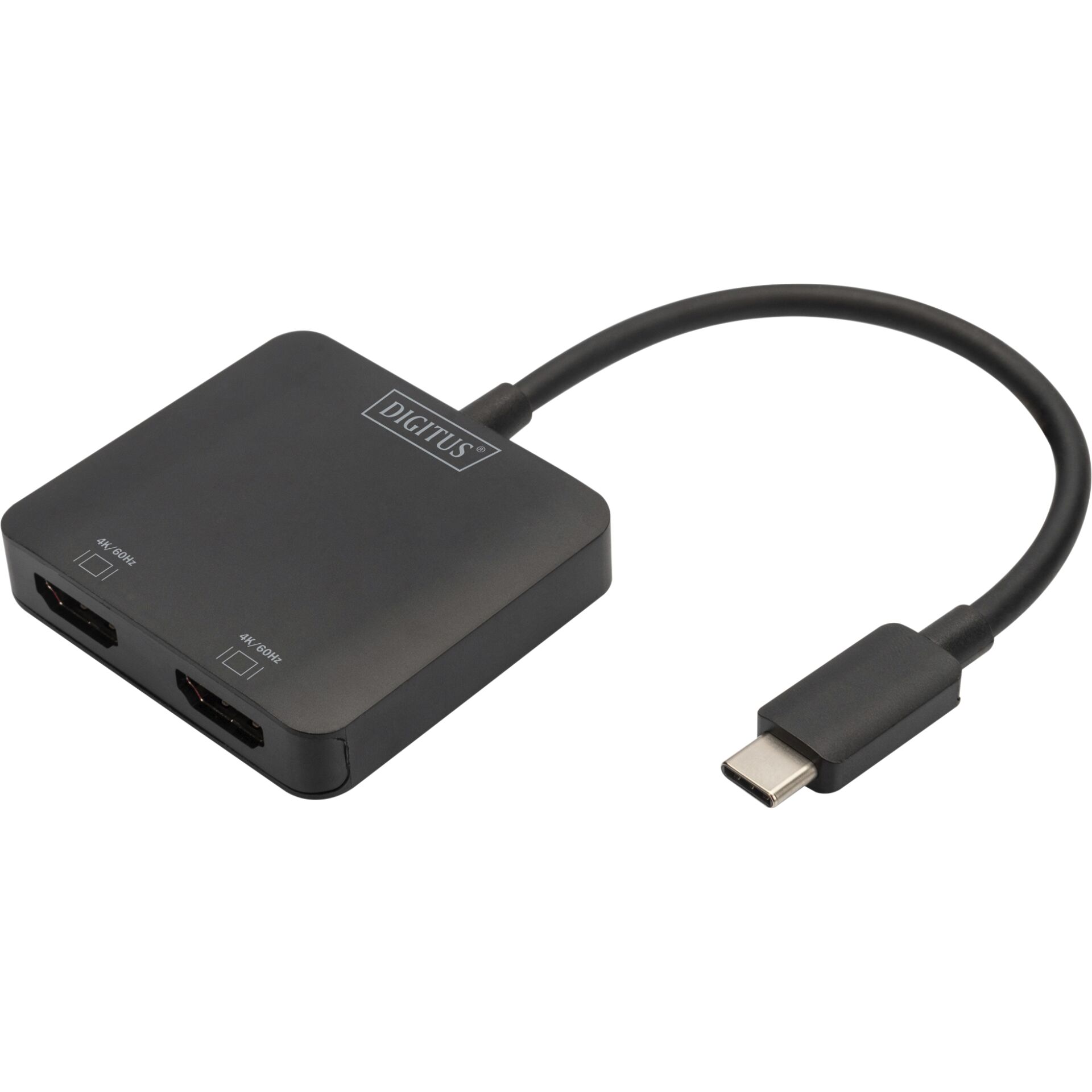 DIGITUS 2-Port MST Video Hub USB-C/2x HDMI 4K/60Hz   DS-45338