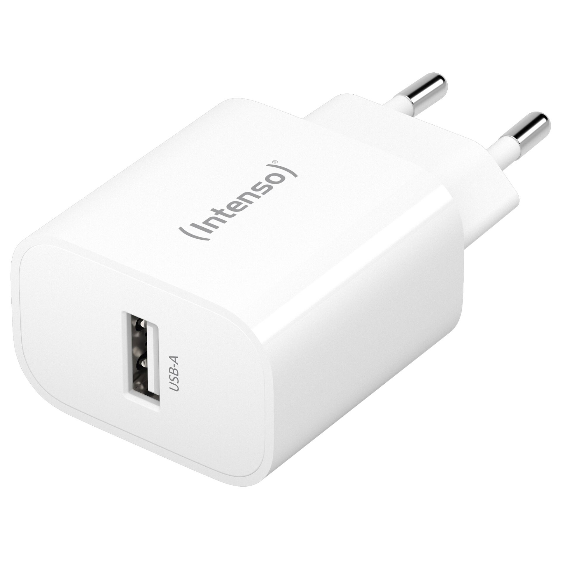 Intenso 1x USB-A Adapter weiß Universal AC Drinnen